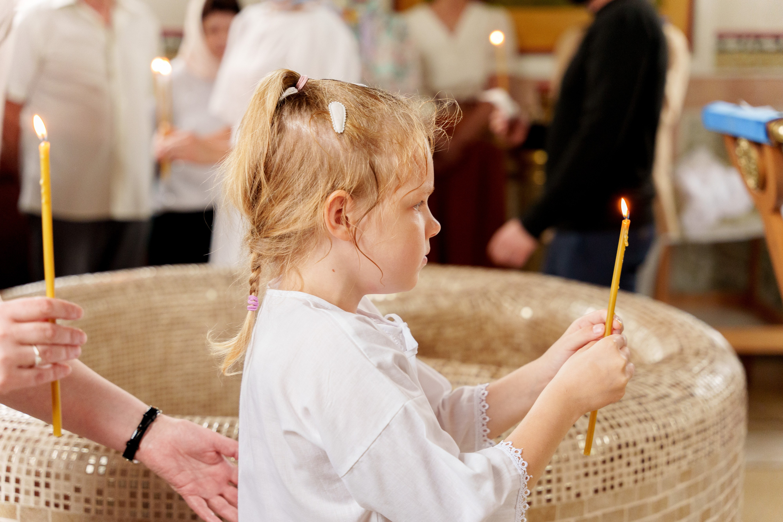 Крещение Полины. Фотограф Юлия Попова