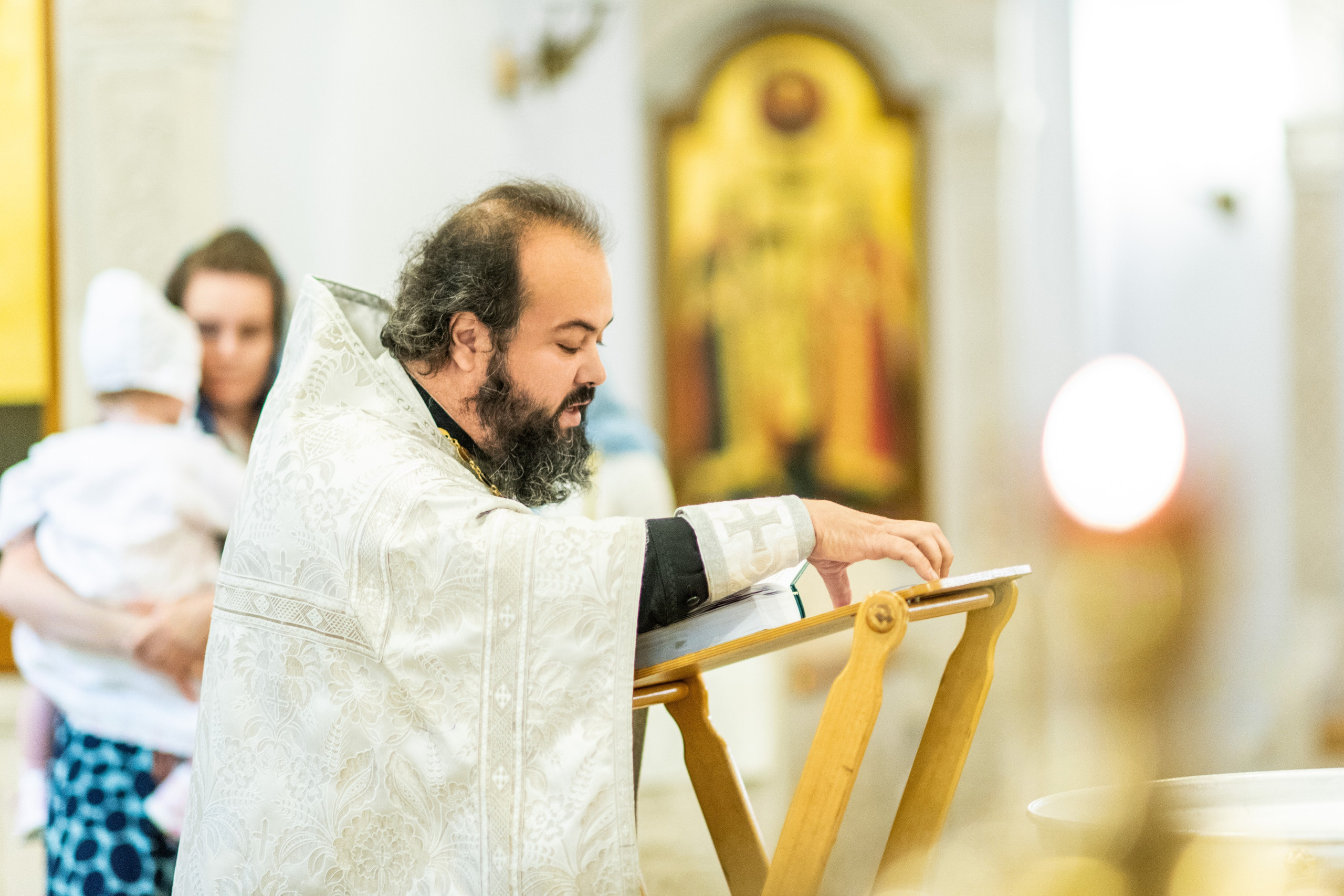 Крещении Ксении. Фотограф Юлия Попова