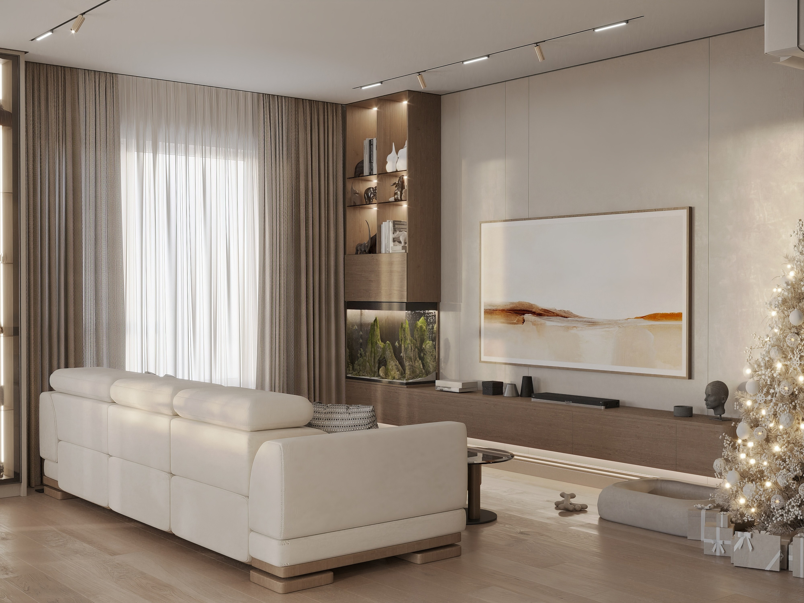 ЖК Ньютон 123 м². БК студия дизайна интерьера