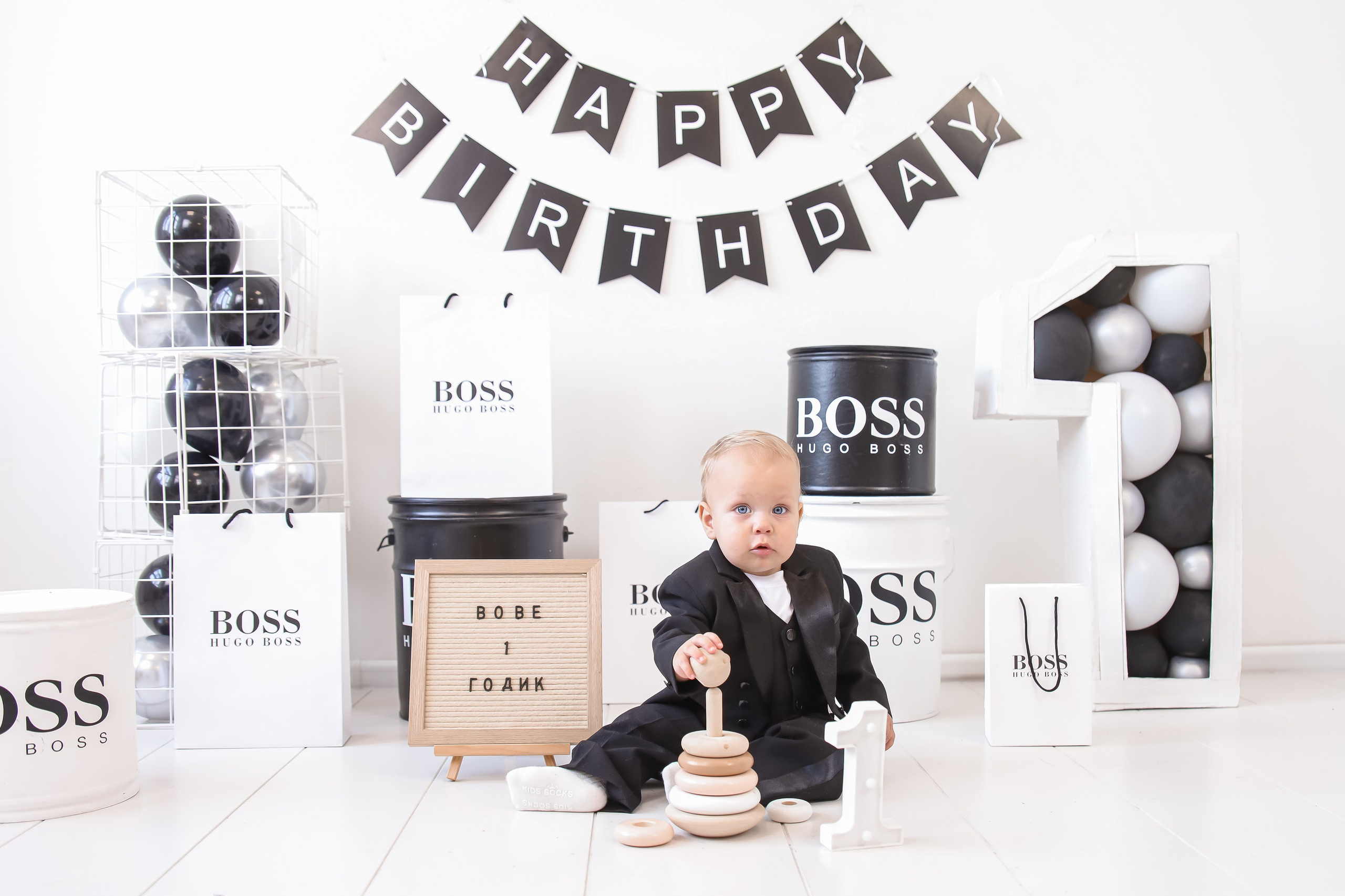 1й Годик Вовы. Детский и Семейный фотограф в Санкт-Петербурге. Детская Фотостудия «FAMILY STORY»