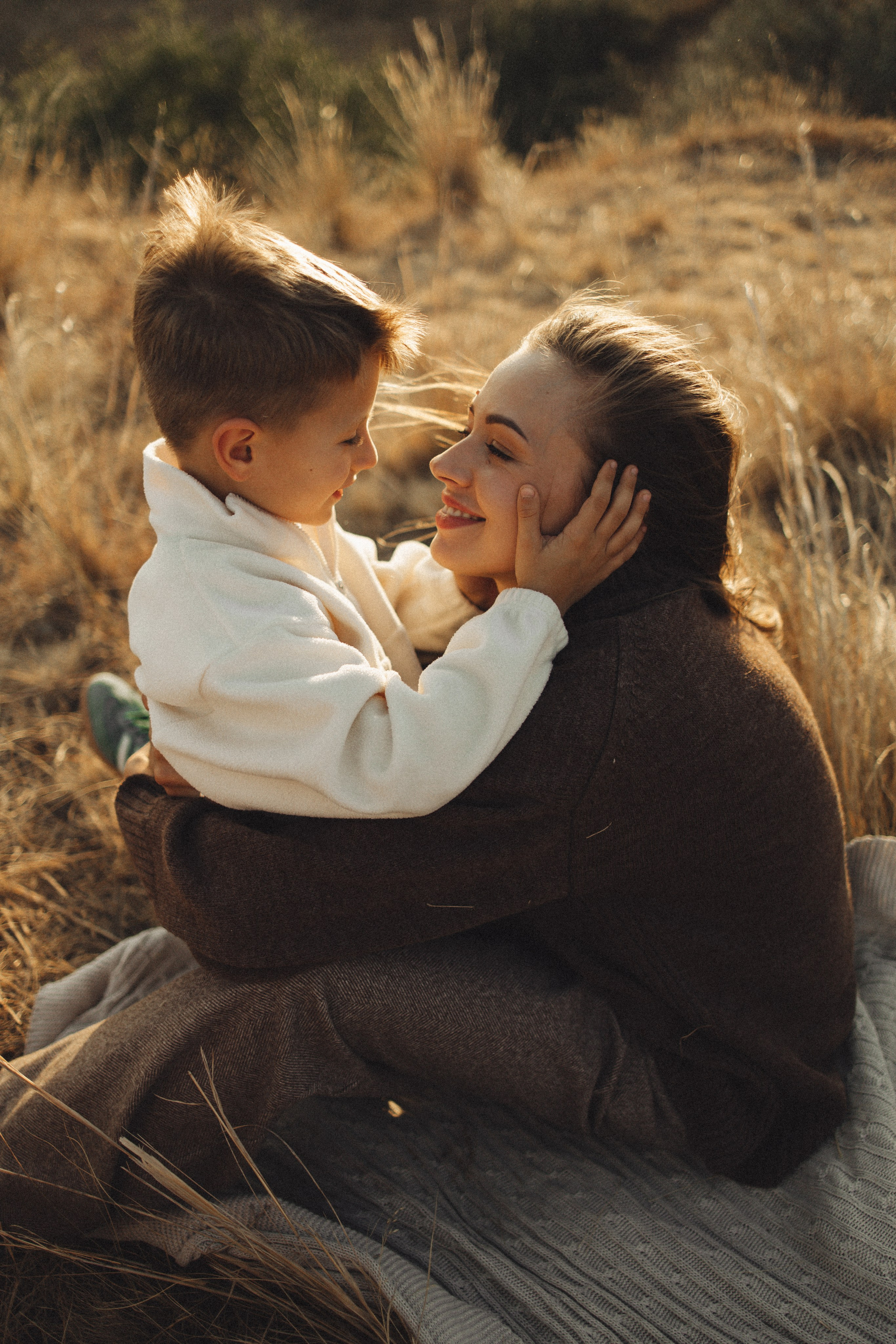 Семейная история, закат в Мержаново. Семейный и детский фотограф, таганрог, ростов-на-дону