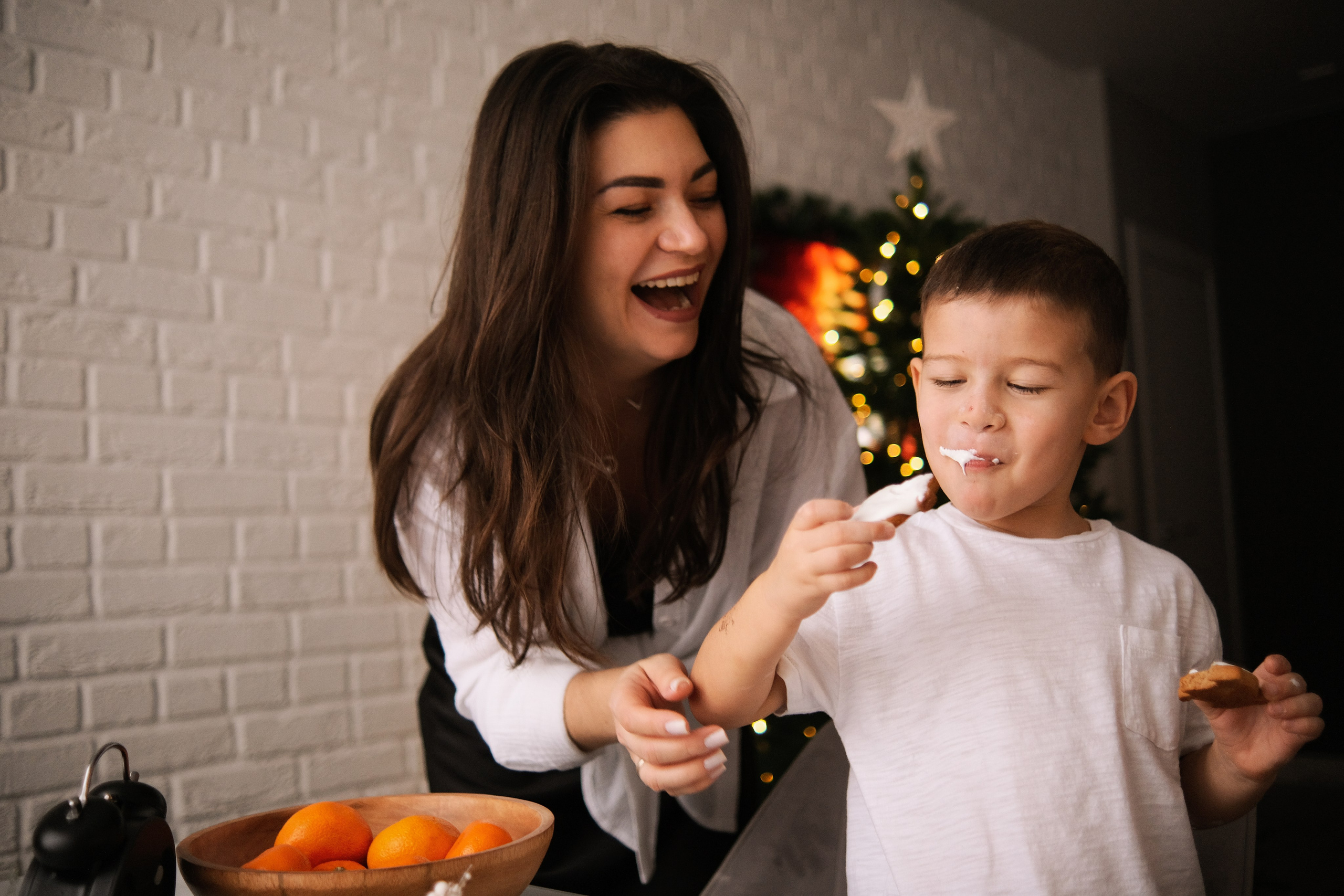 Новогодняя семейная история. Семейный детский ньюборн фотограф в Москве Марта Петрова
