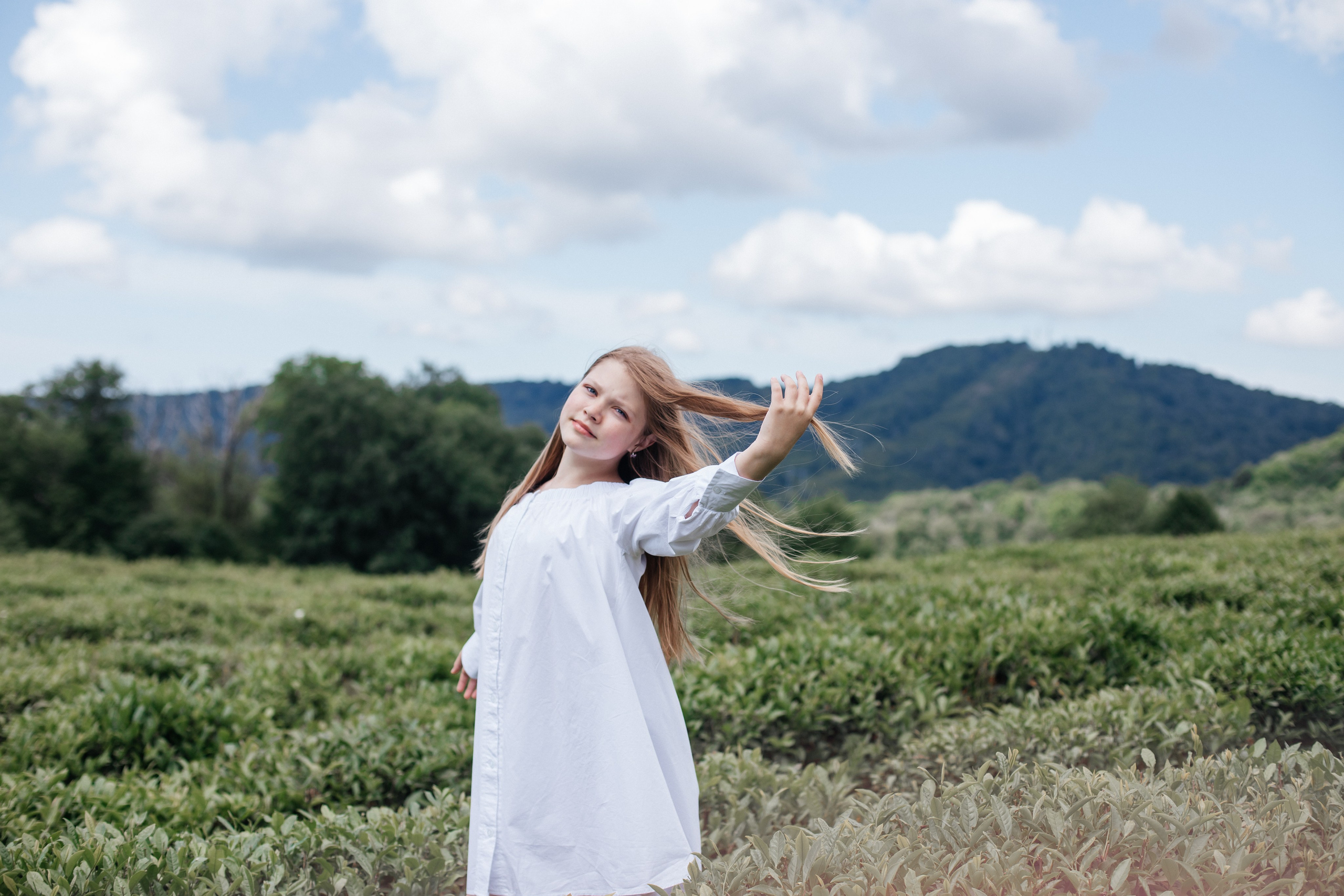 Tea plantation. Efimova Model Agency