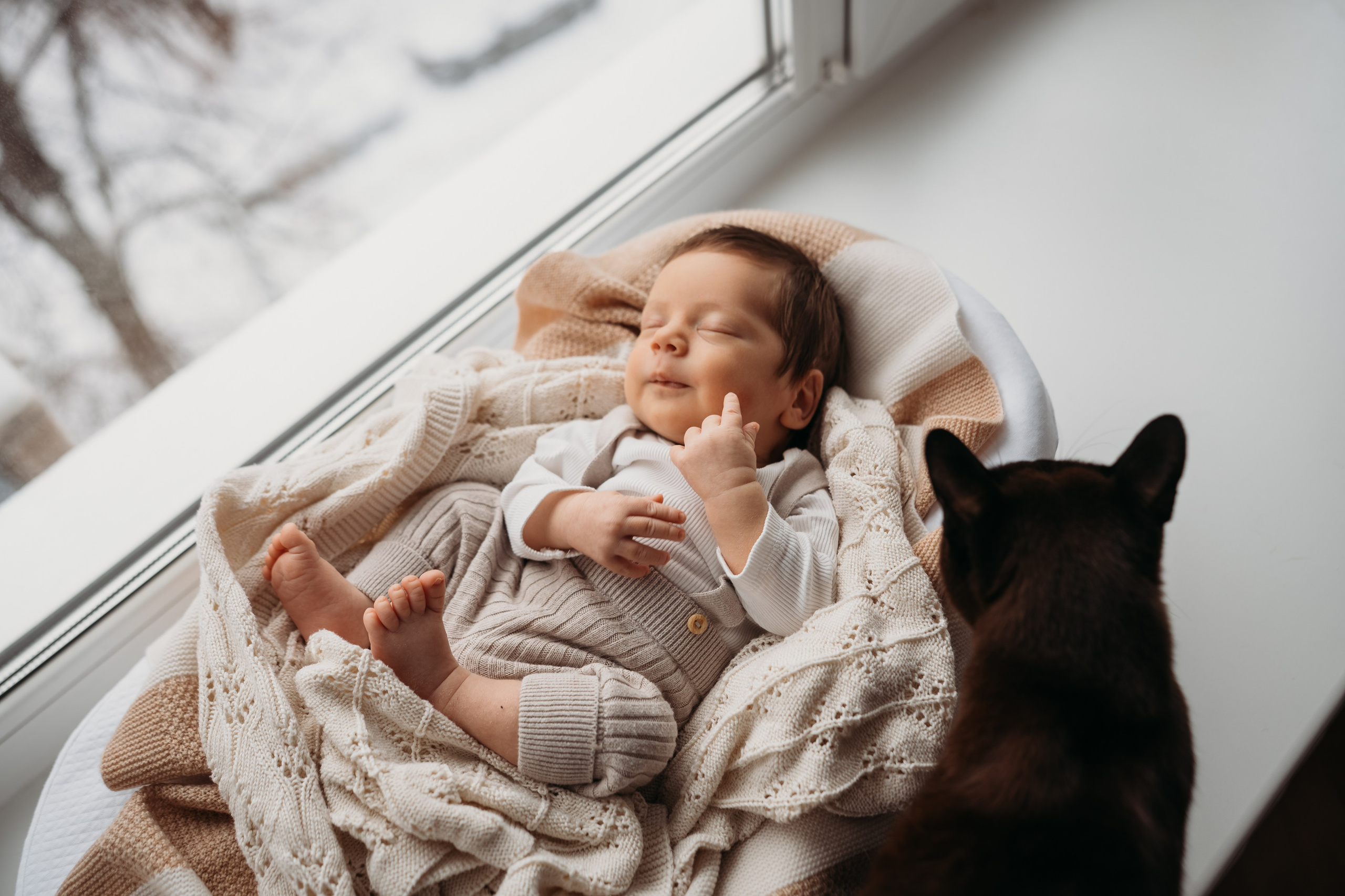 0-2 месяца. Фотограф Новорожденных в Москве. Семейные истории в стиле LIFE