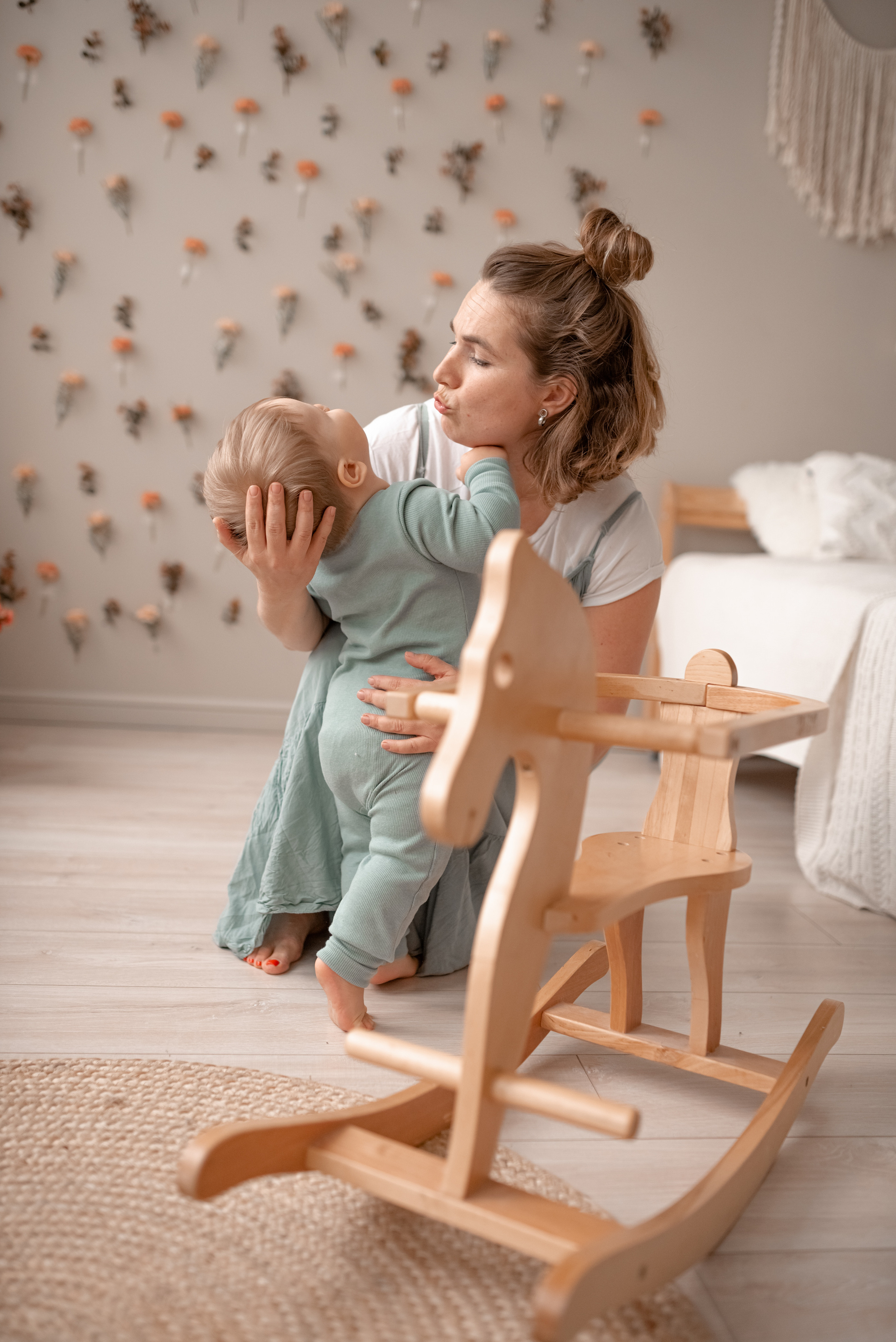 Мирончику годик. Фотосессия с мамой. Ульяна Сёмина, фотограф, Москва