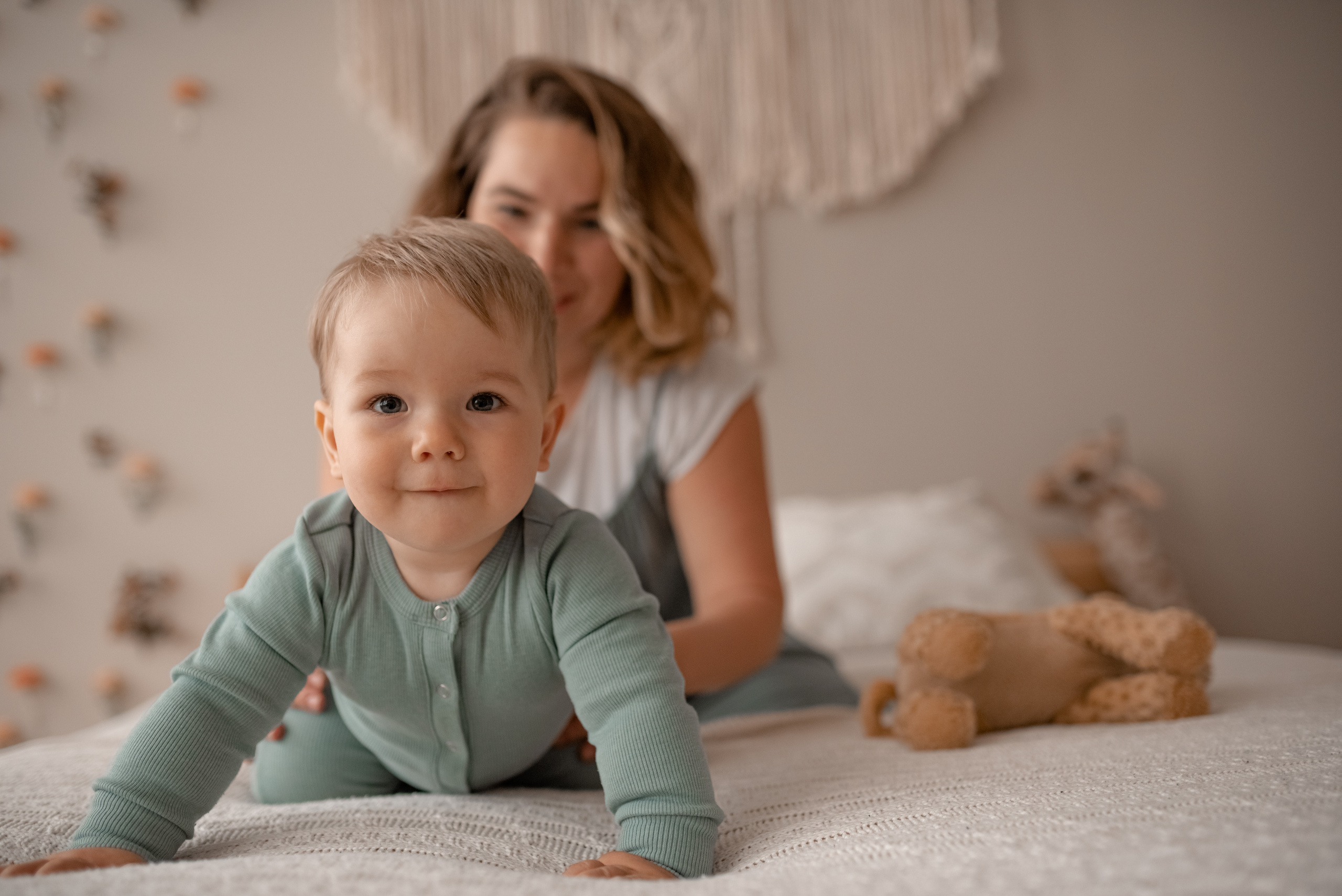 Мирончику годик. Фотосессия с мамой. Ульяна Сёмина, фотограф, Москва