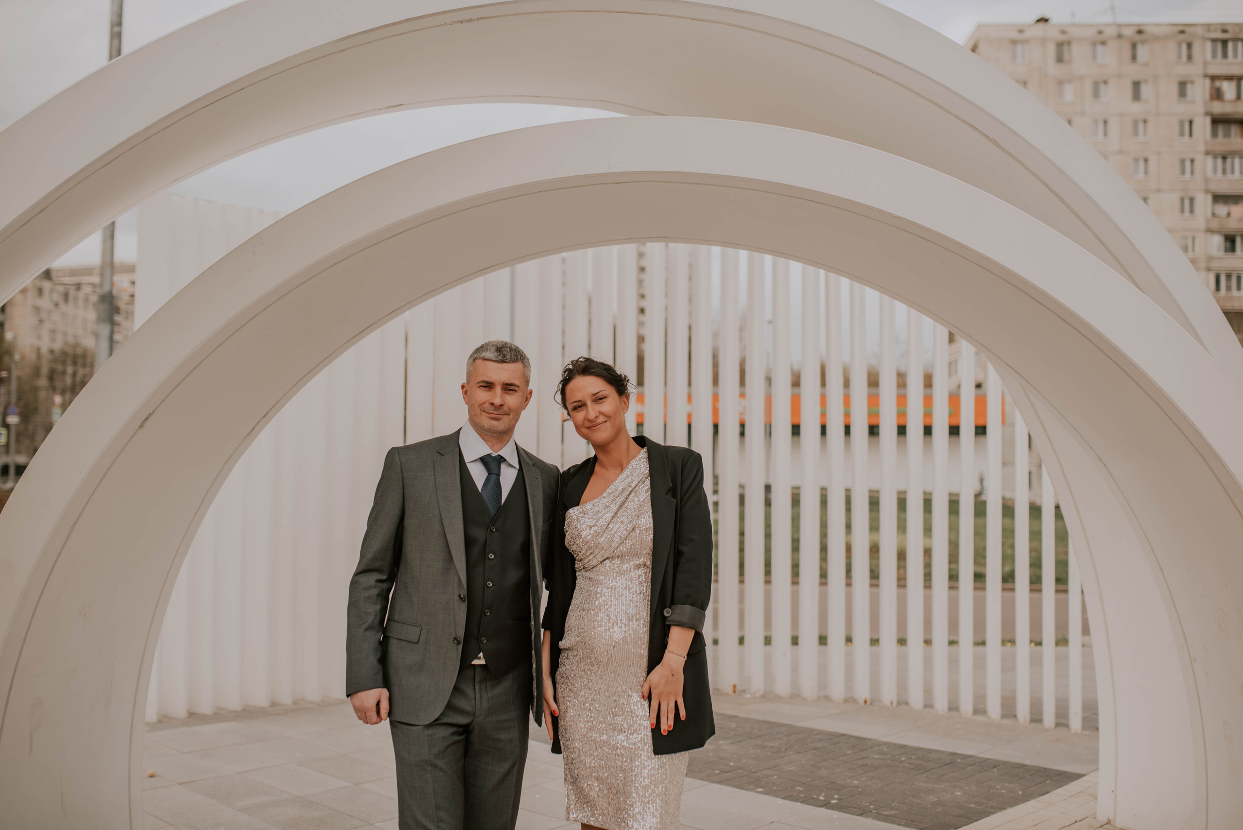 Счастливые Станислав и Наталья. Роспись. Медведковский ЗАГС. Ульяна Сёмина, фотограф, Москва