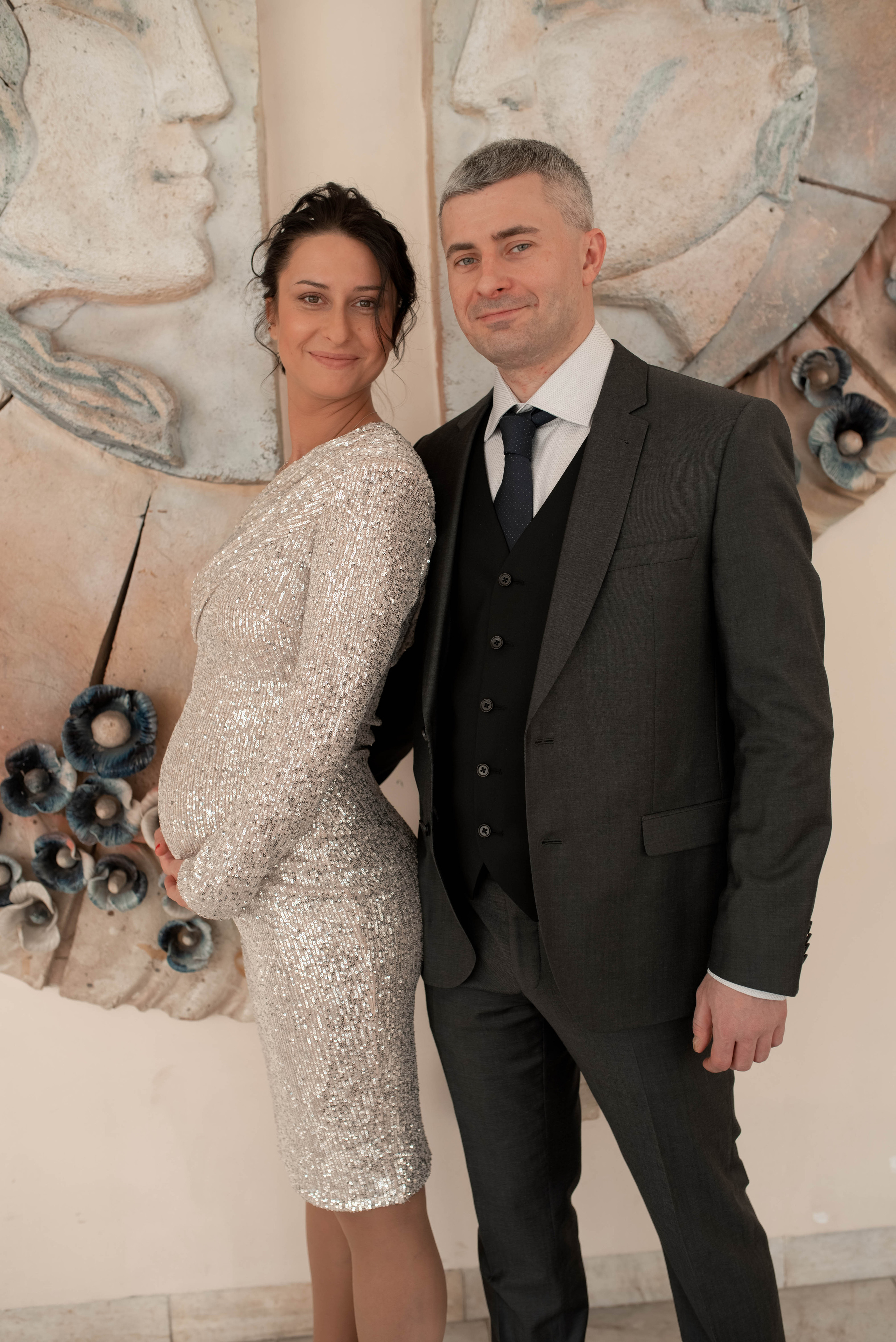 Счастливые Станислав и Наталья. Роспись. Медведковский ЗАГС. Ульяна Сёмина, фотограф, Москва