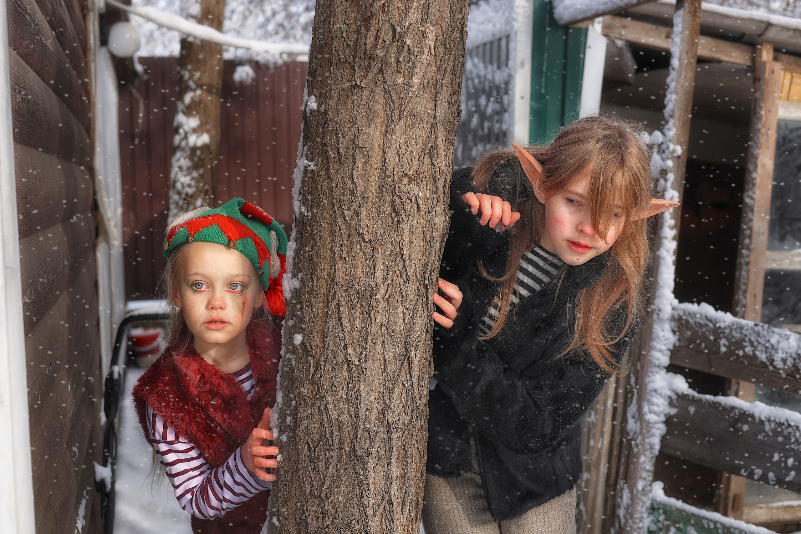 Дети зимой. Семейный детский фотограф Краснодарский край Оксана Колос