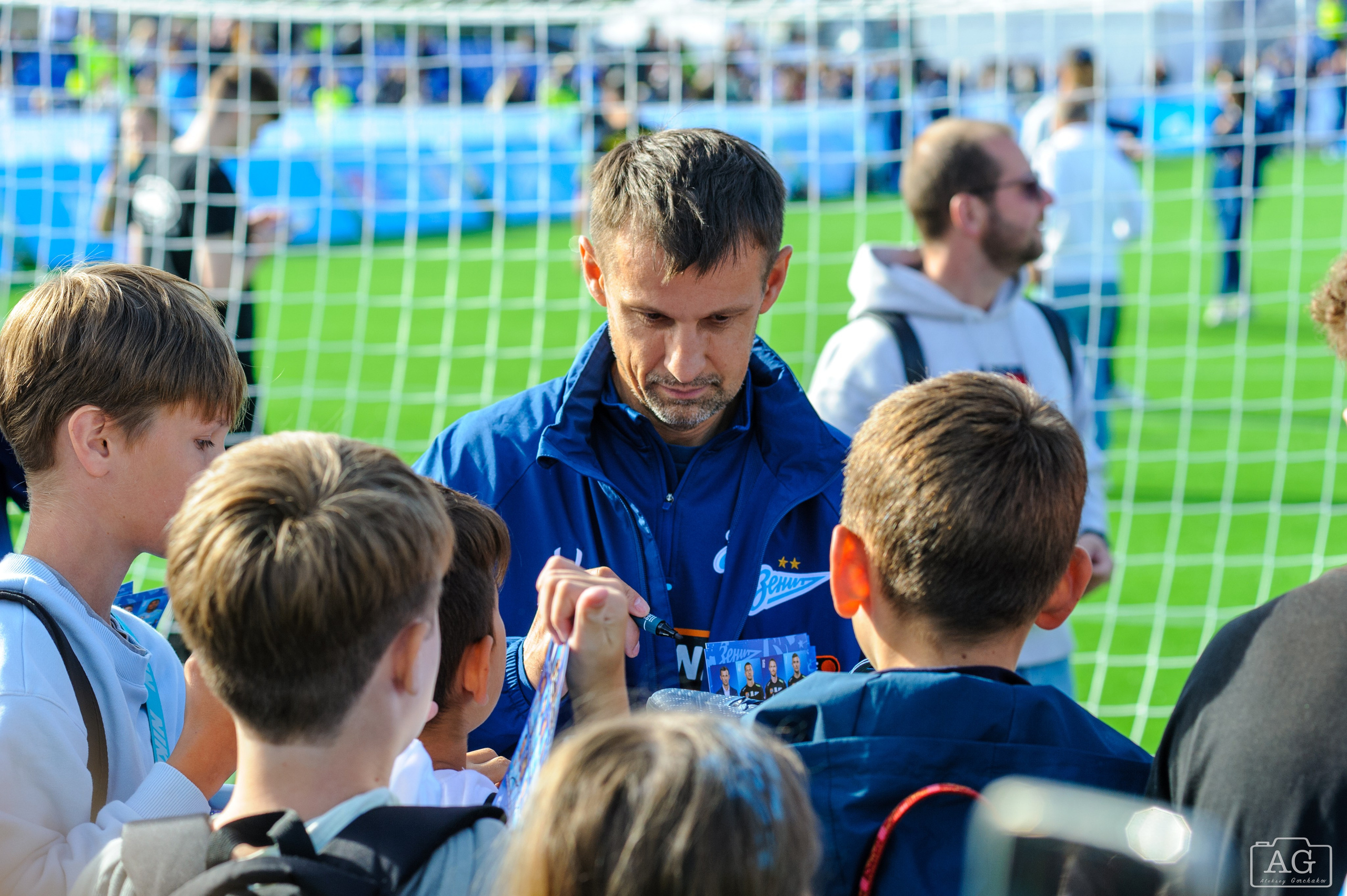 Открытая тренировка ФК «Зенит». Алексей Горчаков. Фотограф на ваш праздник