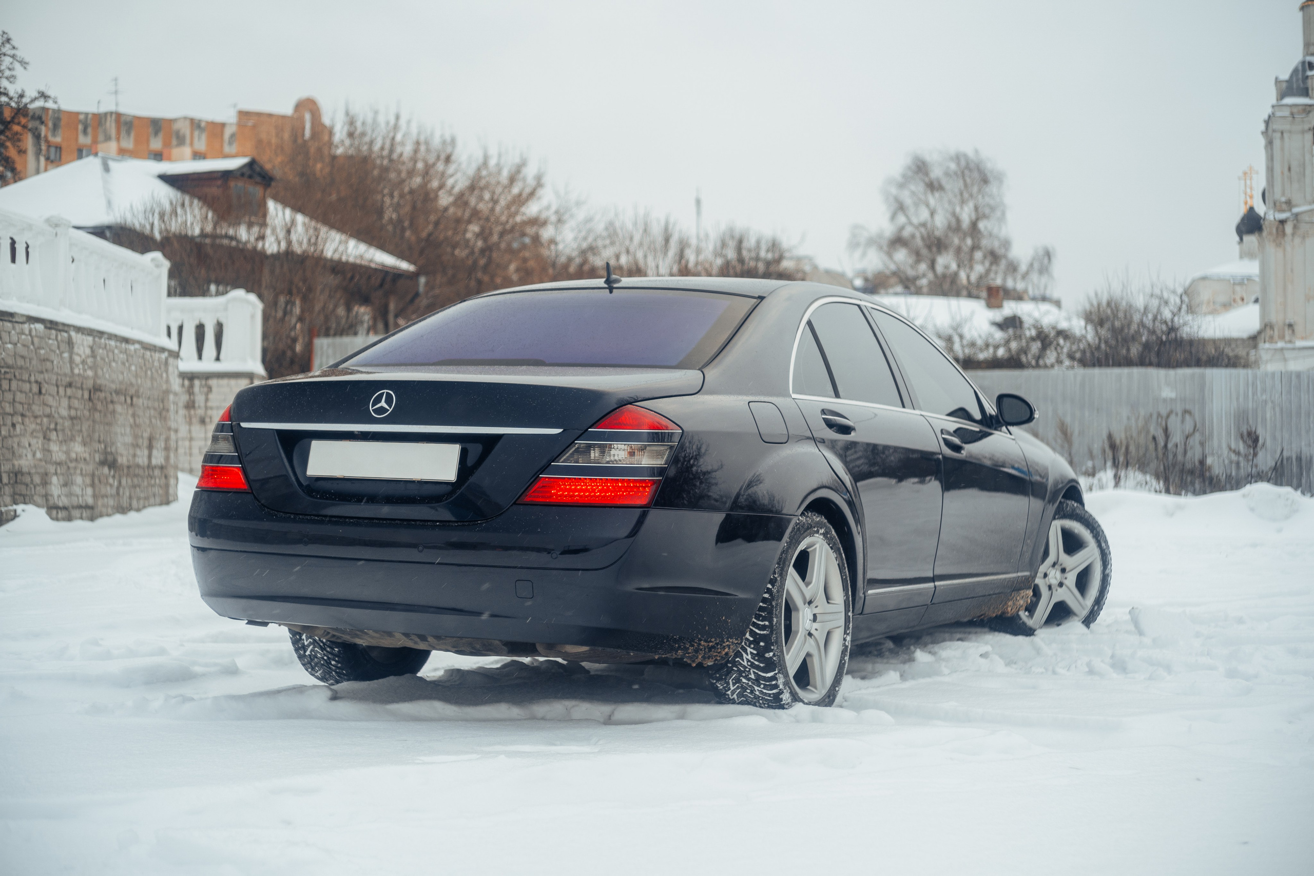 Автомобильная фото-сессия Mercedes-Benz S-class W221 в Калуге