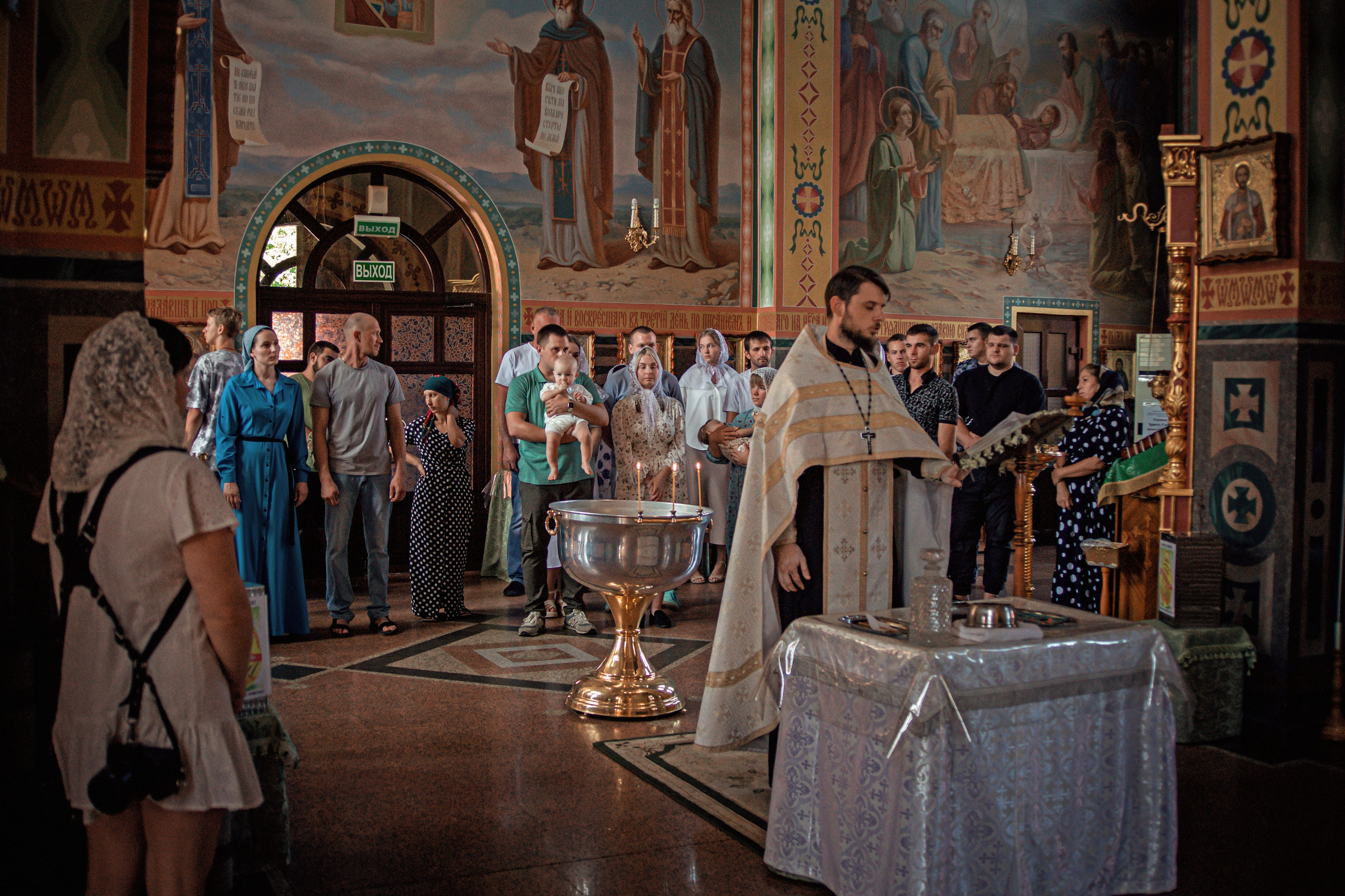 Общее крещение. Семейный и детский фотограф в Москве Ольга Кривенцова