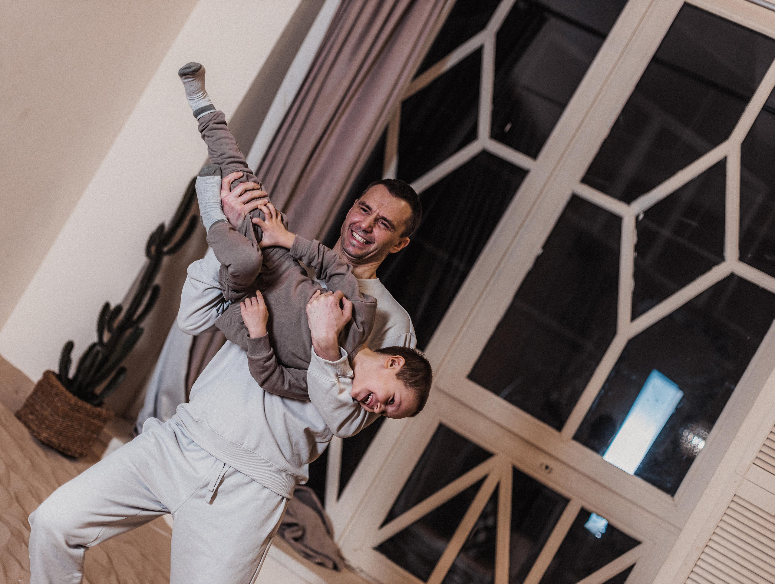 Папа и сын. Мариам Багдасарян