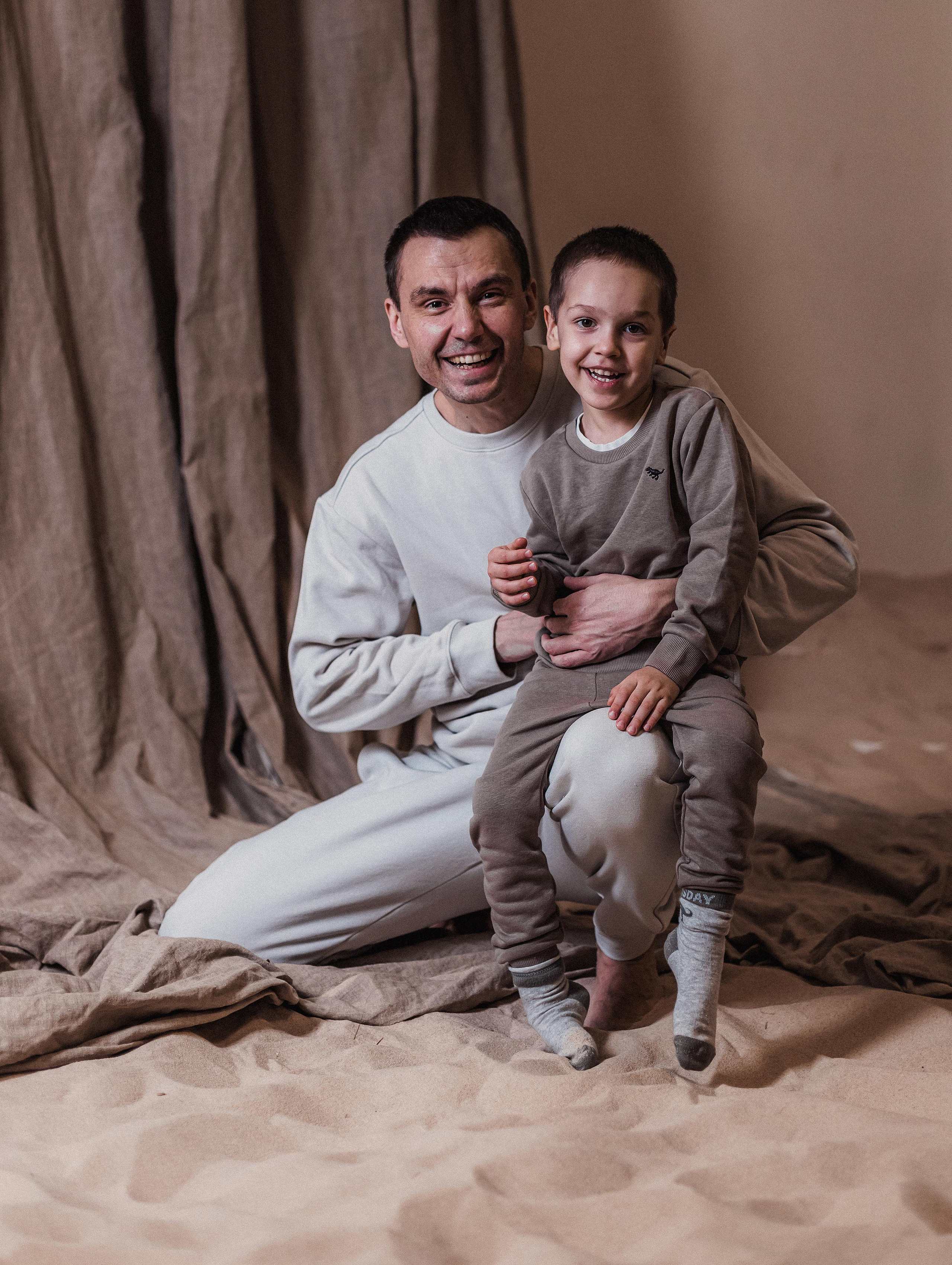 Папа и сын. Мариам Багдасарян