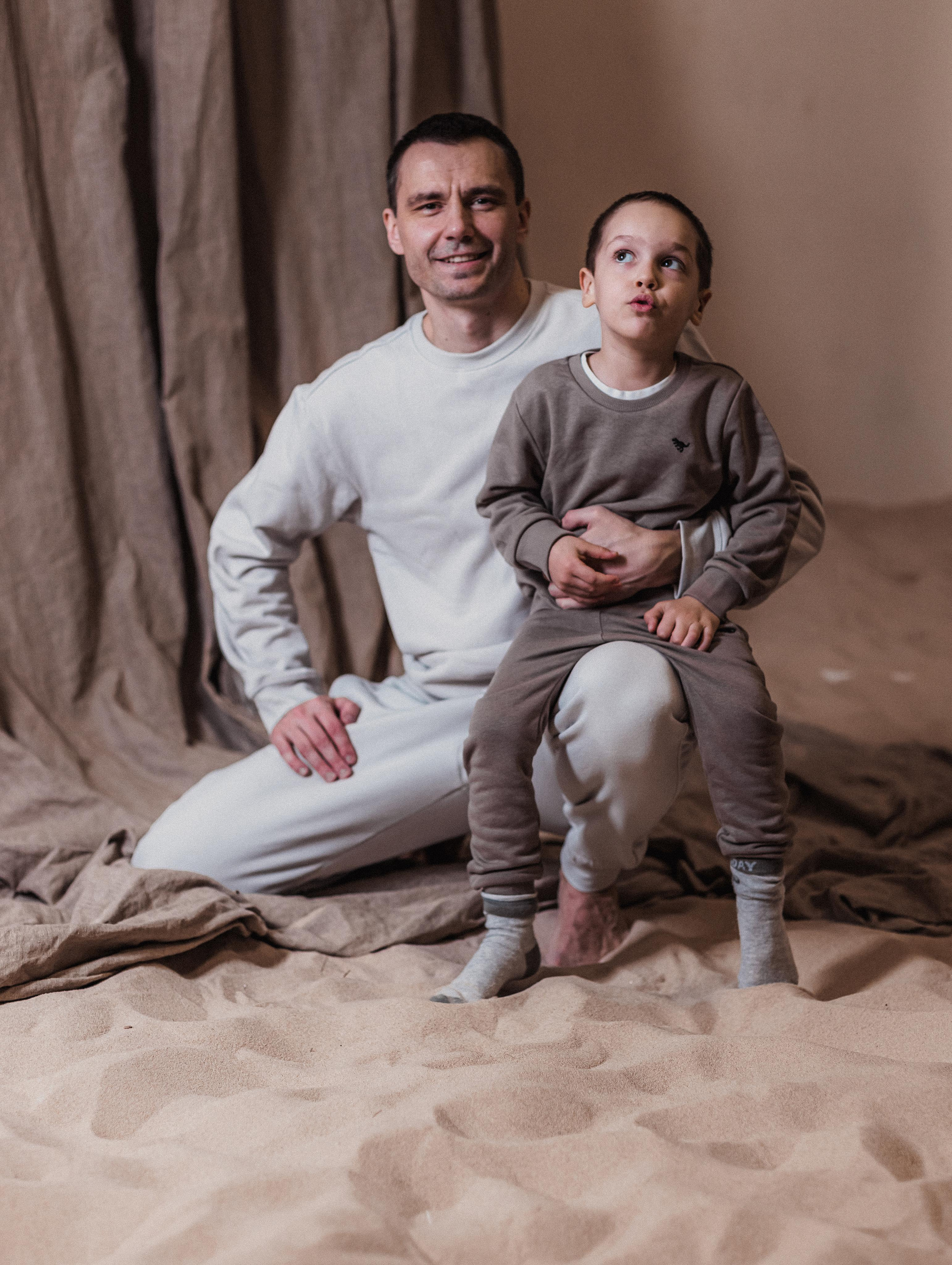 Папа и сын. Мариам Багдасарян