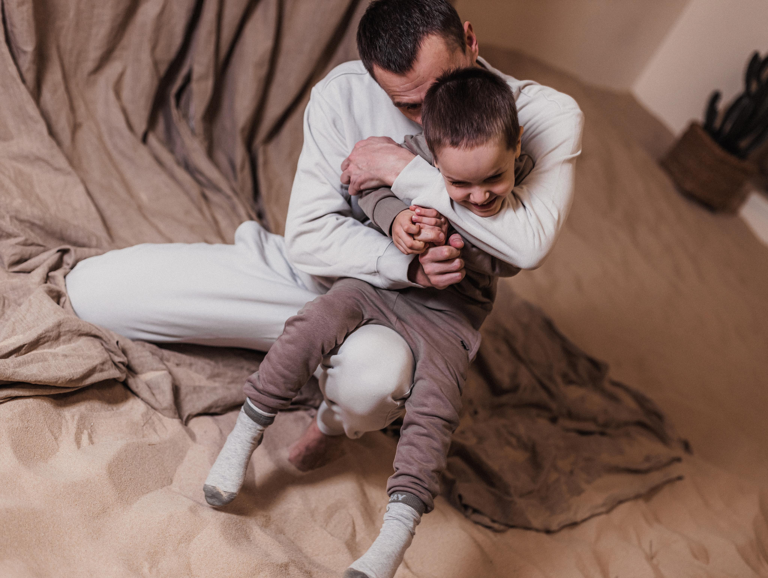 Папа и сын. Мариам Багдасарян