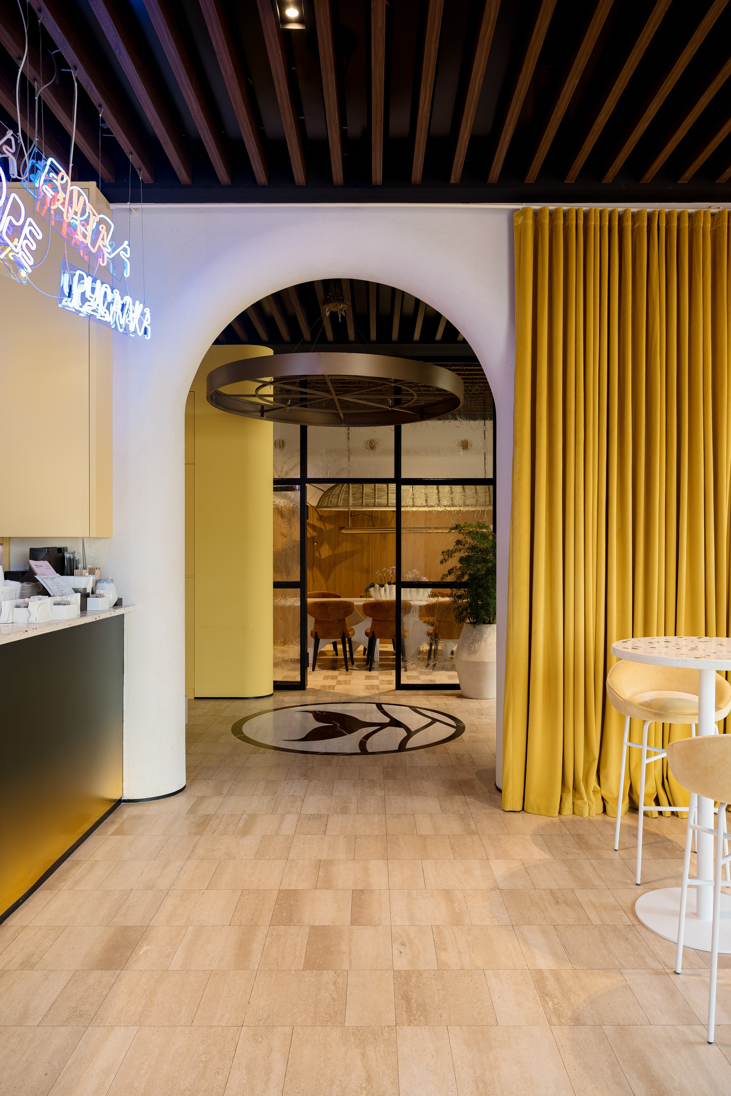 Mantera Supreme Delphin and Rusalka Cafe by AA Partners. Ekaterina Symidi. Interior Photographer