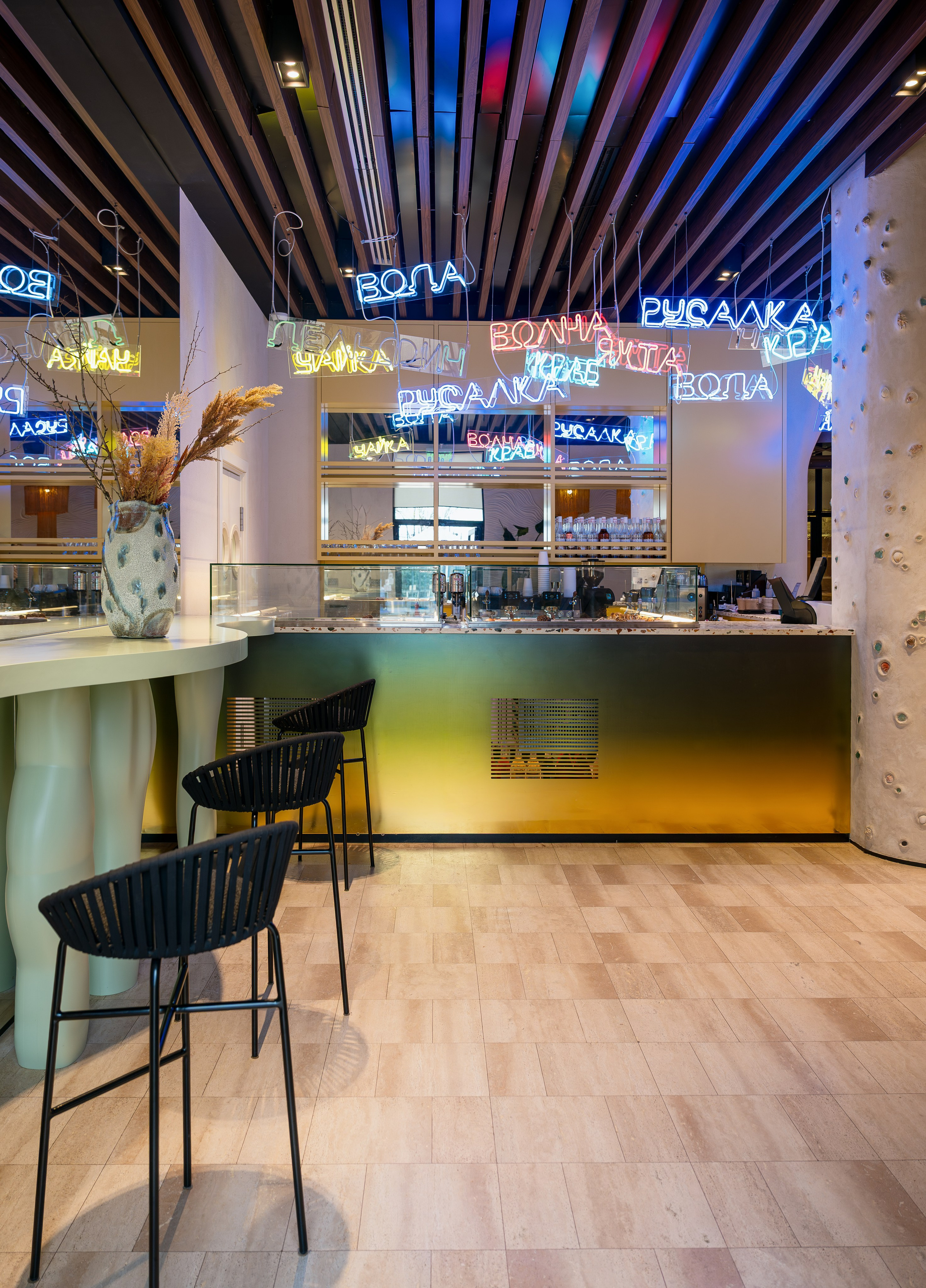 Mantera Supreme Delphin and Rusalka Cafe by AA Partners. Ekaterina Symidi. Interior Photographer