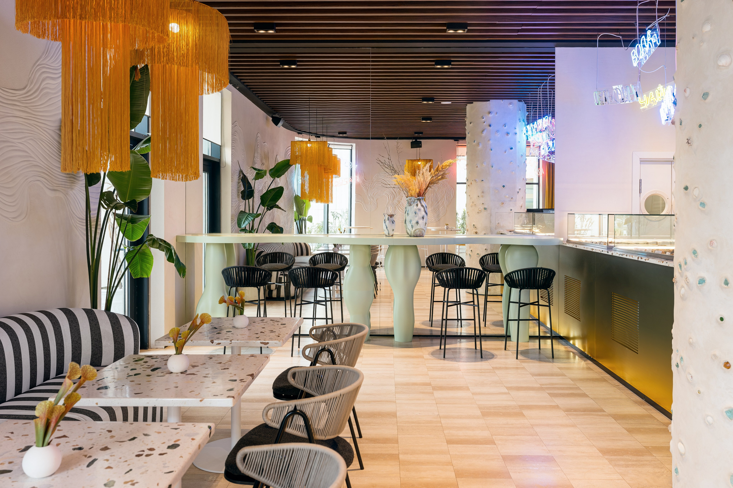 Mantera Supreme Delphin and Rusalka Cafe by AA Partners. Ekaterina Symidi. Interior Photographer