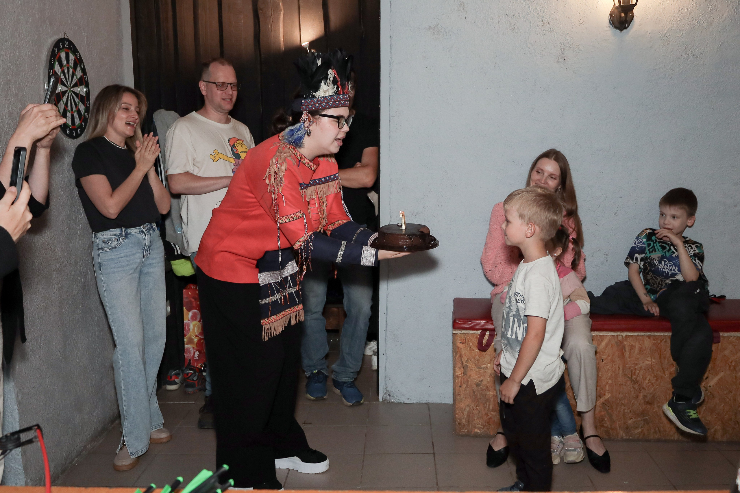 День рождение в стрелковом клубе. Фотограф Надршина Лилия