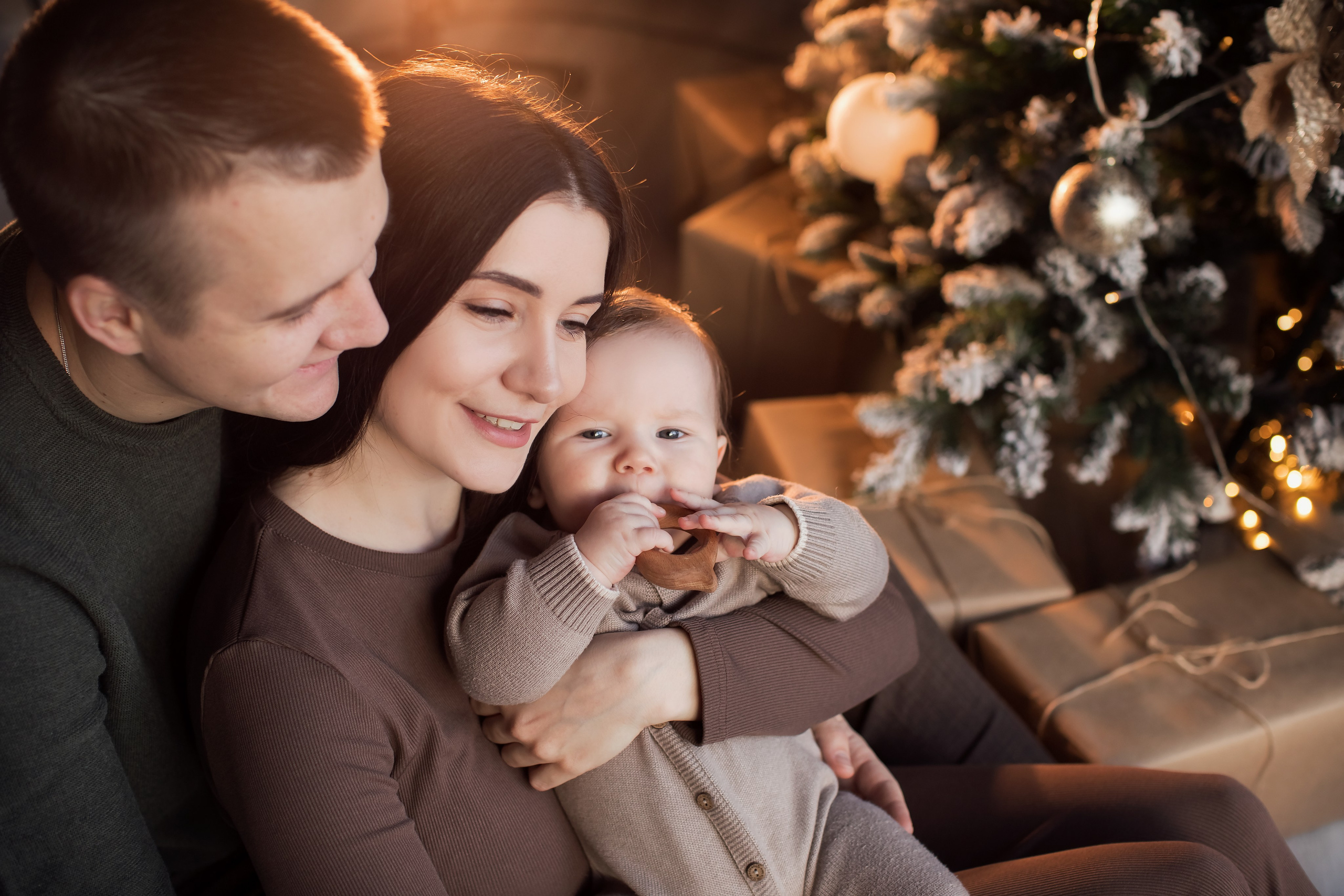 Первый Новый год. Семейный и детский фотограф в Саратове Полина Коткина