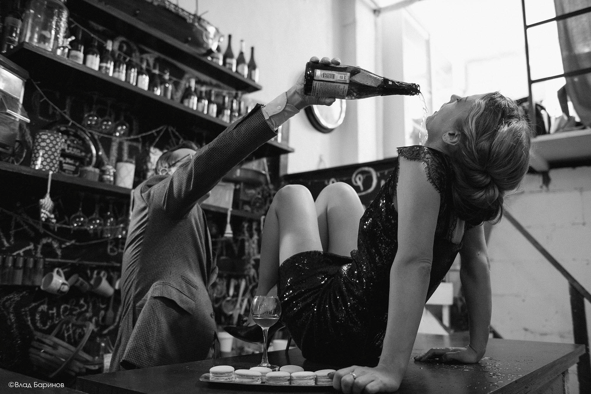 Сексуальная фотосъемка для двоих в фотостудии