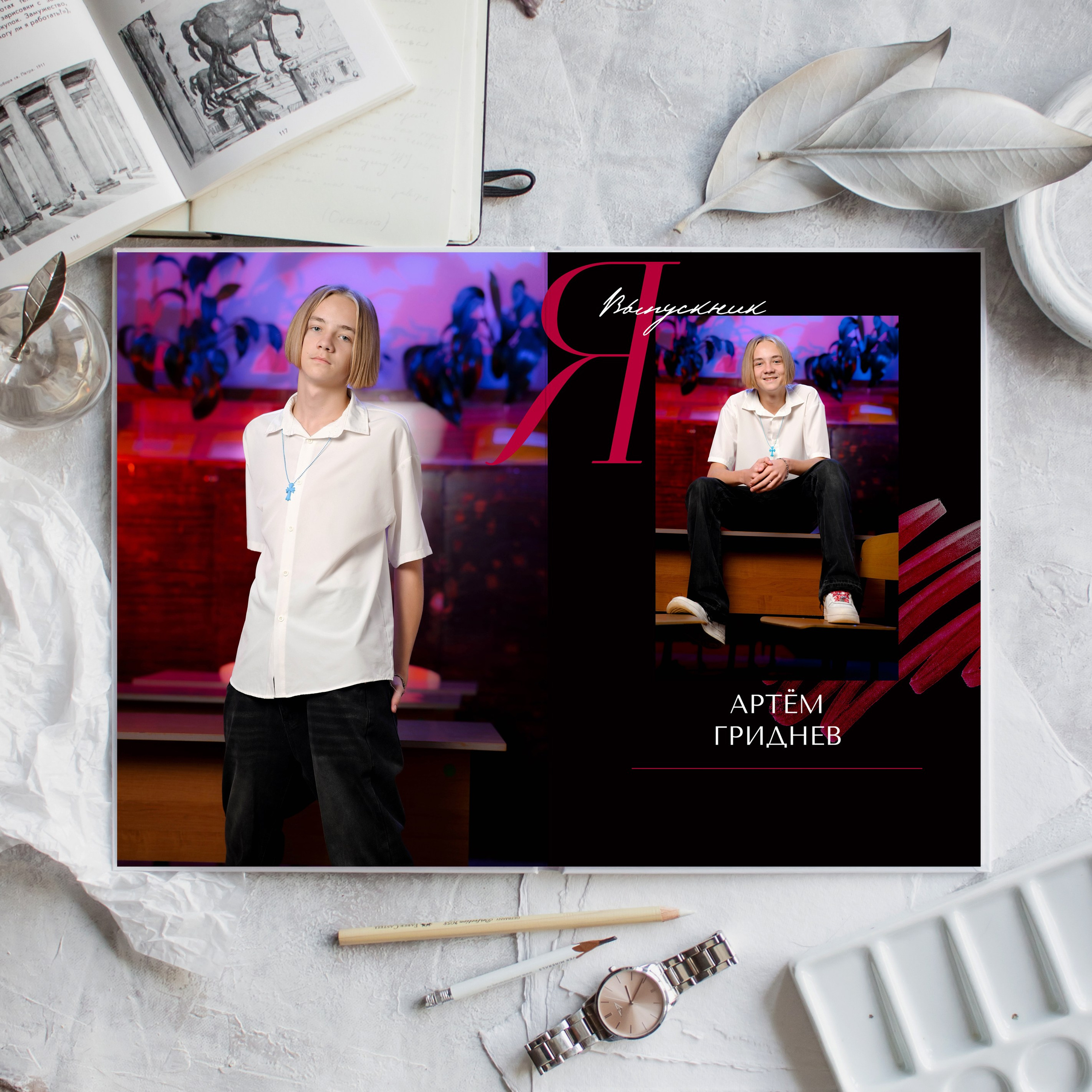 Выпускные фотокниги 9-11 классы. Студия выпускных альбомов Тульская область