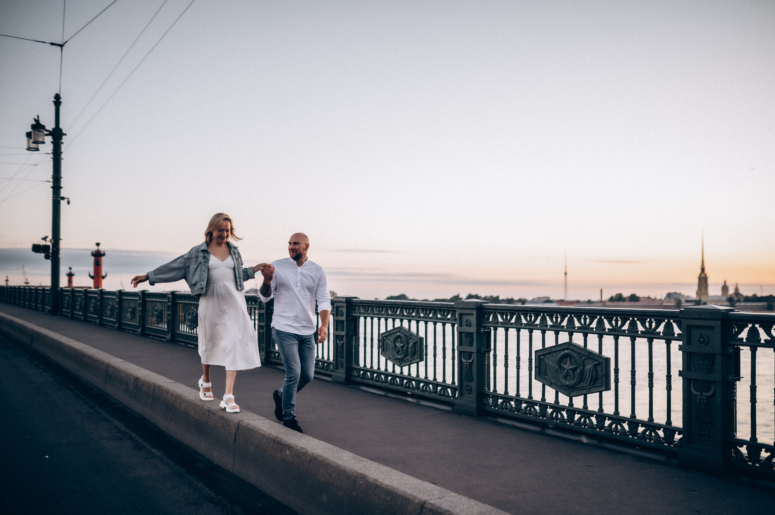 Лав стори Питер на рассвете. Фотограф ПИТЕР СПБ Надежда Баранова