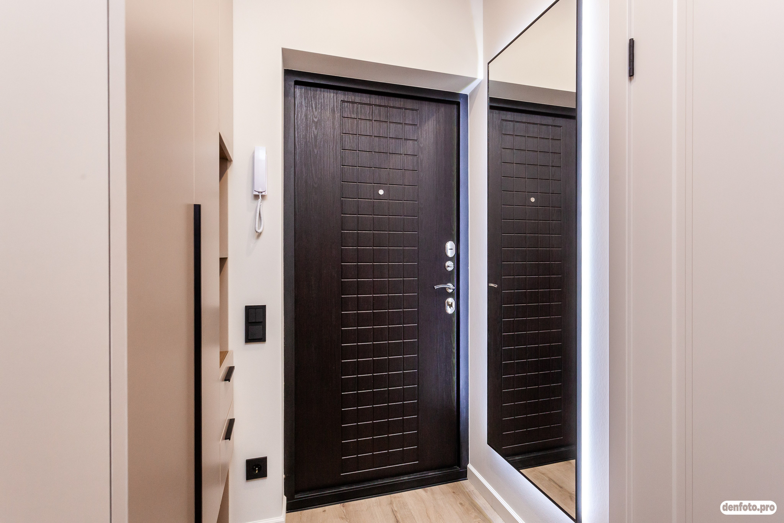 Современная 1 комнатная квартира. Фотограф Денис Денисов