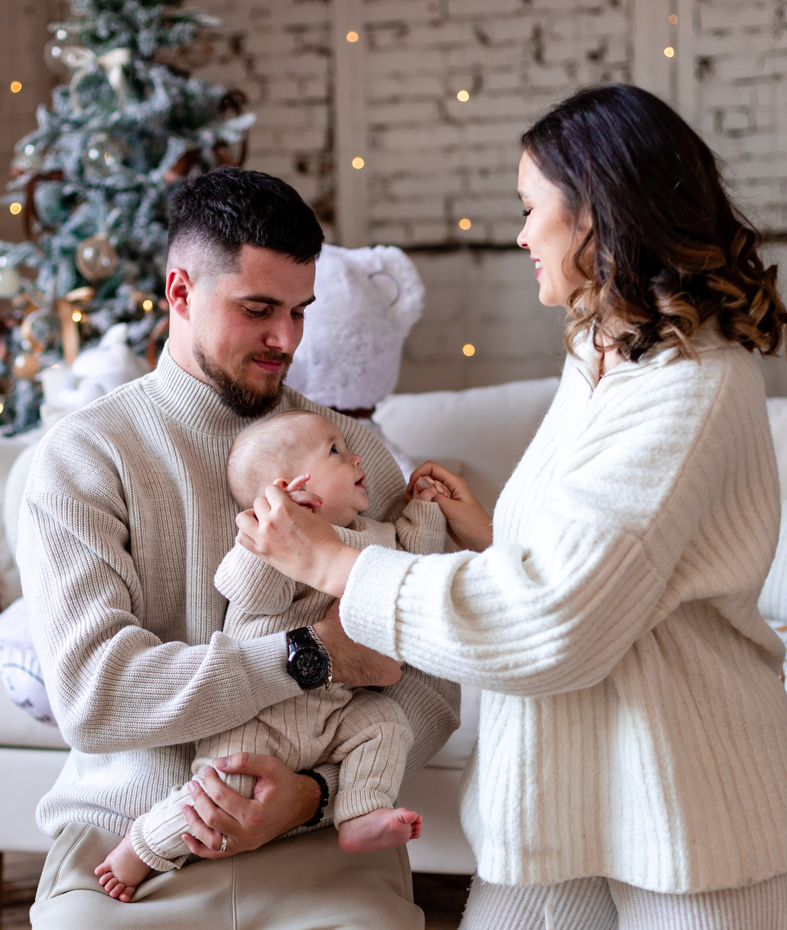 Семейная Новогодняя фотосессия. Семейный и детский фотограф в Хабаровске Алевтина Проскурякова