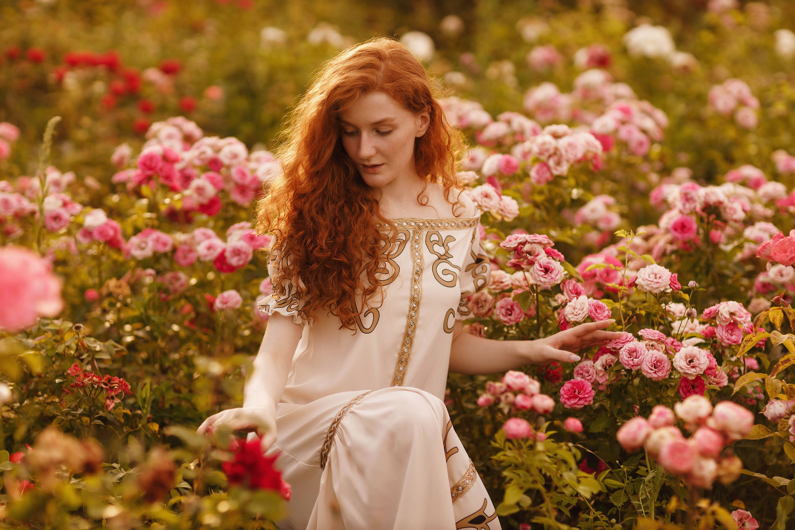 Фотосессия на заливе с Татой в платье от Ирины Павловой. Портретный и репортажный фотограф в Чебоксарах Андриян Чаркин