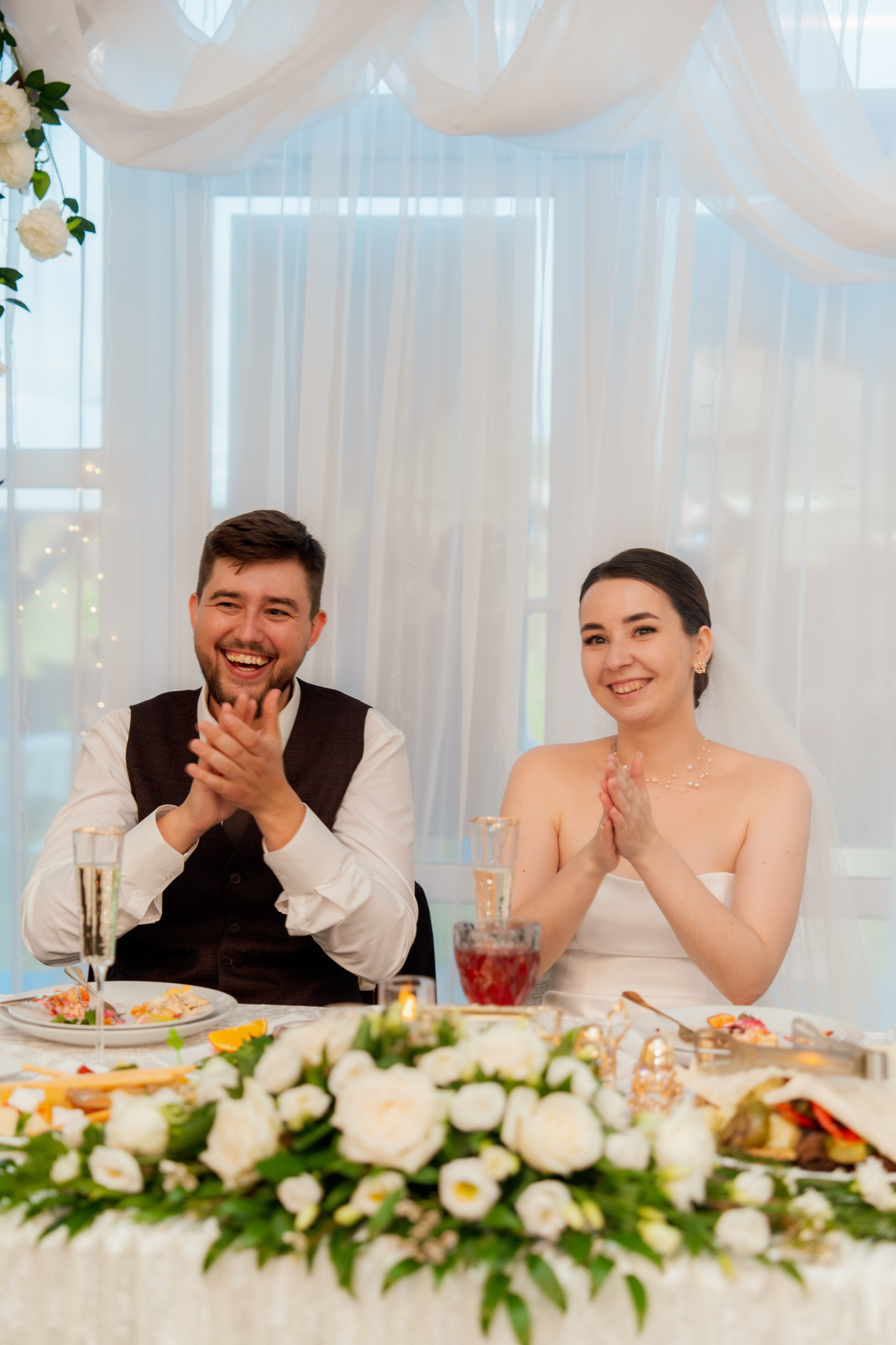 Влад и Наталья. Свадебный банкет. Свадебный фотограф Москва