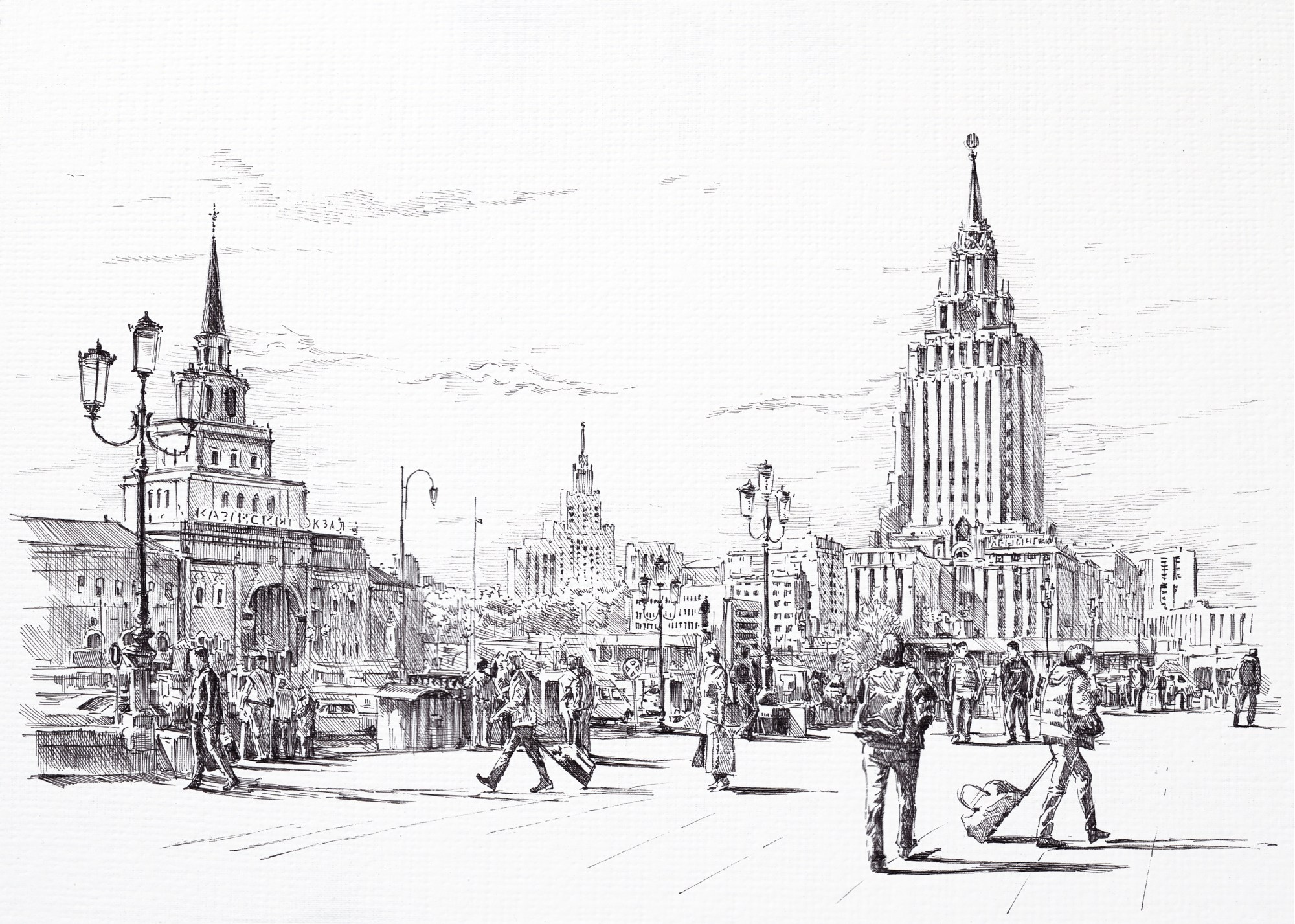 Москва 2018-2019. Художник Александр Петрунин