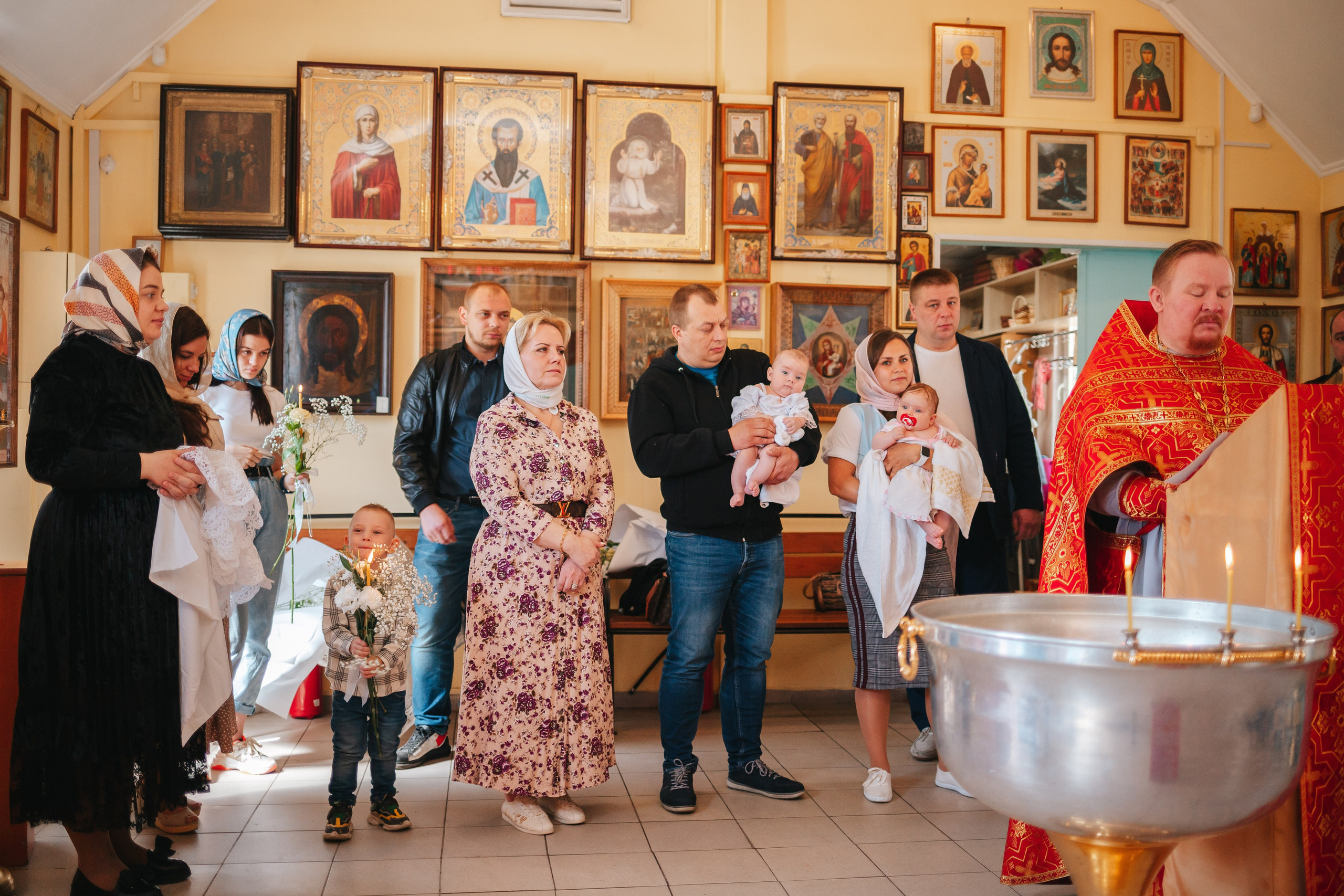 Крещение Свята. Семейный lifestyle фотограф в Санкт-Петербурге Людмила Пахомова