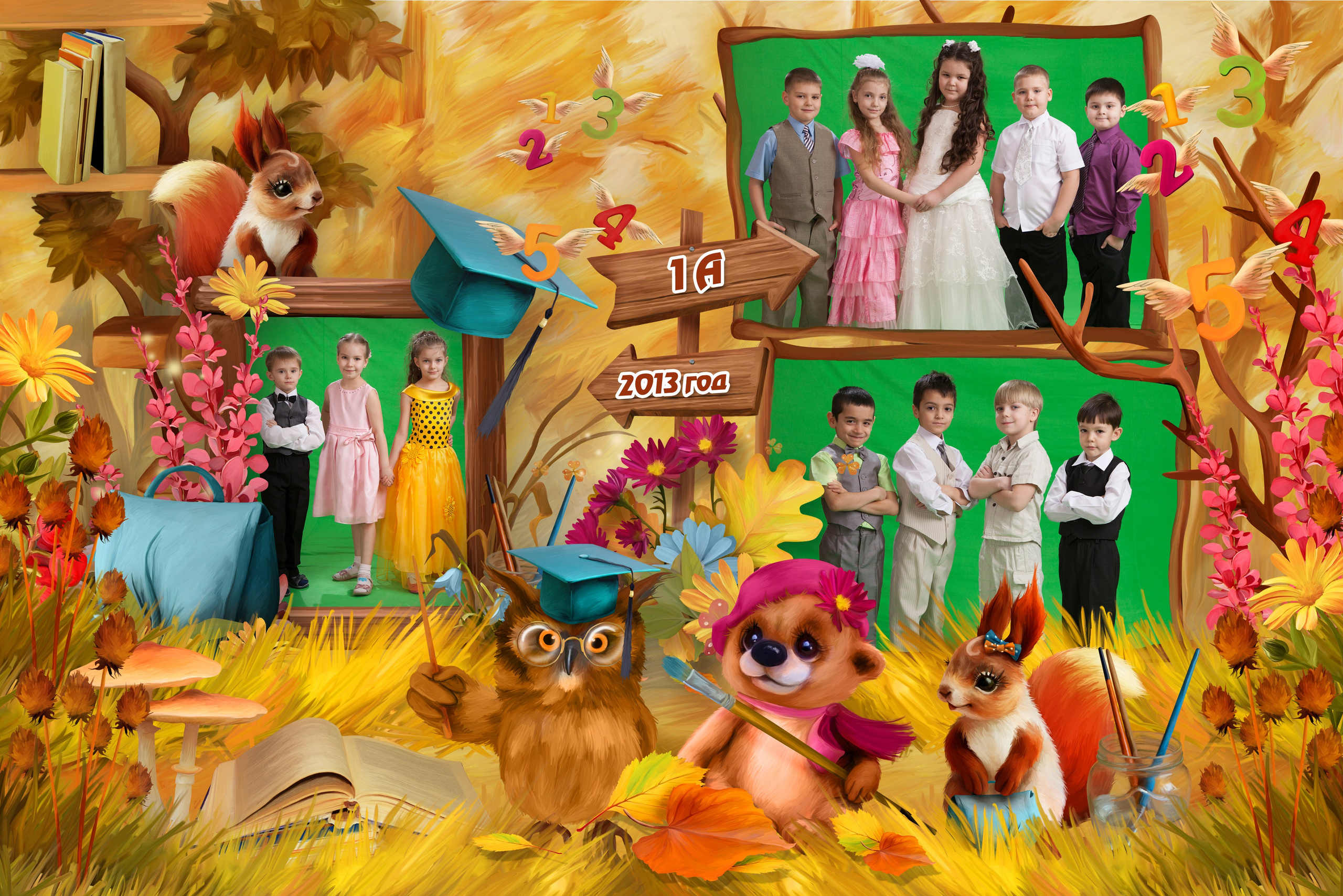 Шаблон 12 для детского сада и школы. Medlori fotobook Выпускные альбомы в Липецке Лариса Медведева