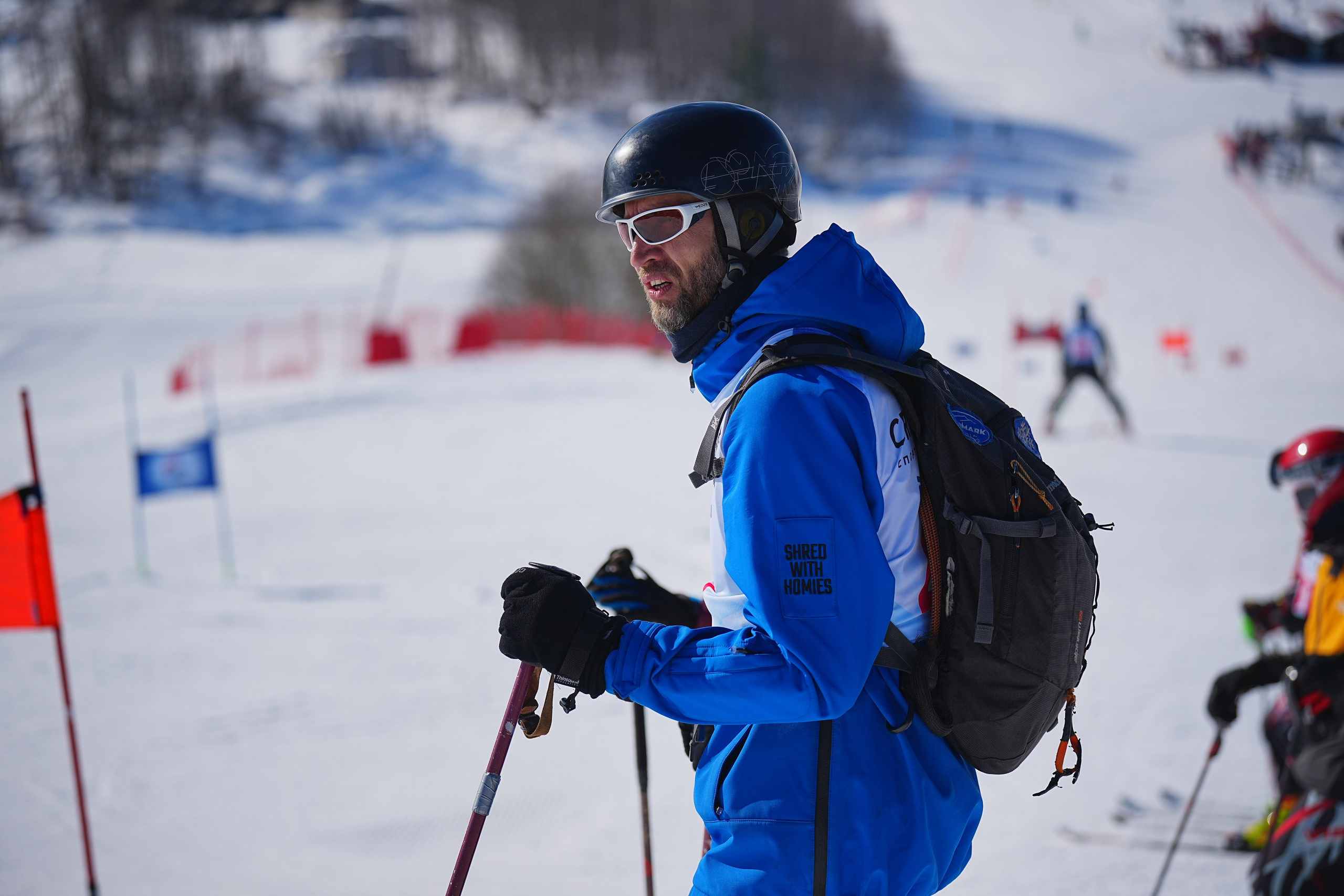 Шуколово. Открытое Первенство МФТИ по горным лыжам. GS, Telemark, 2024. Фотограф Студитский Евгений