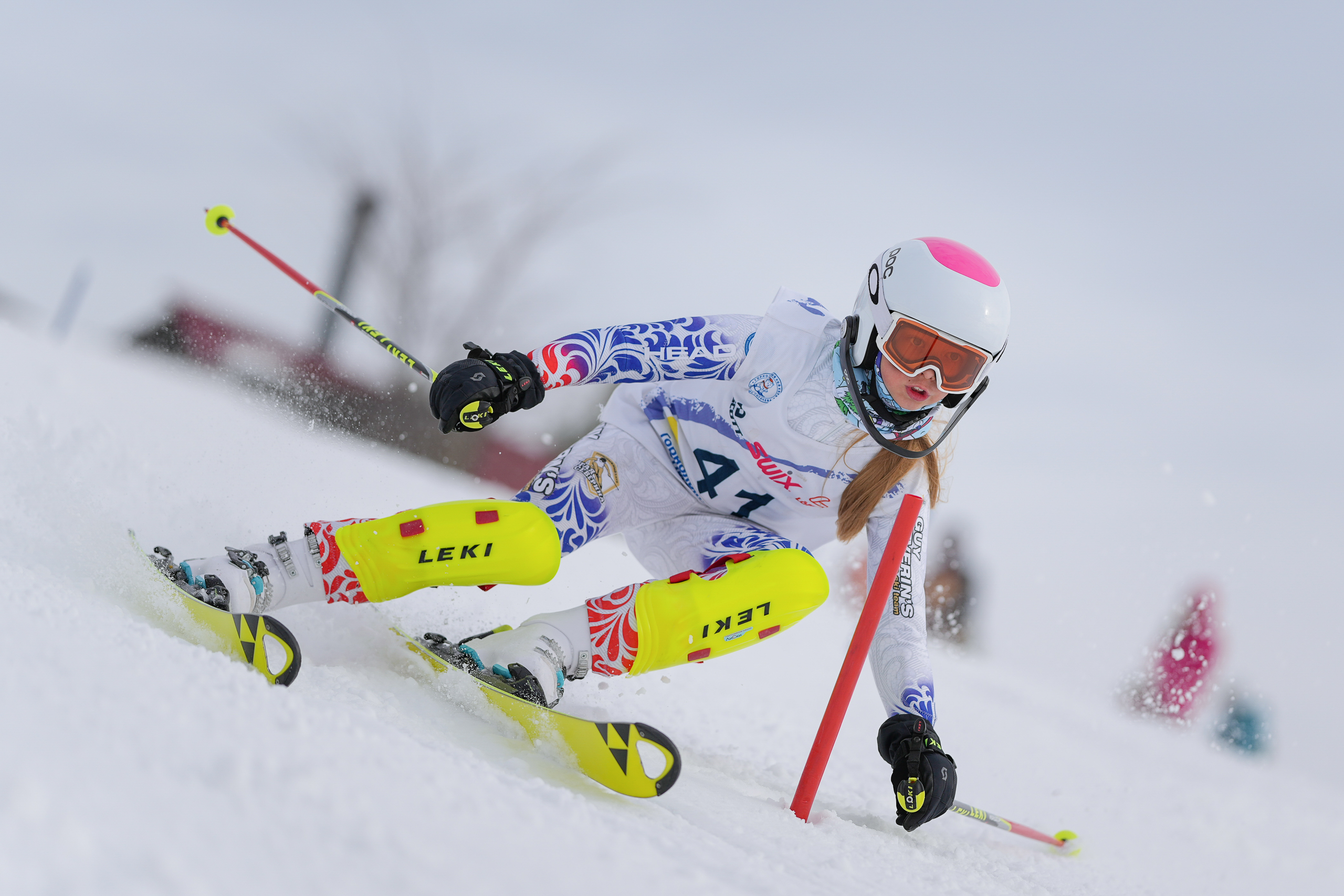 SL (Slalom) - Слалом. Соревнования по горнолыжному спорту. Московская область, Шуколово