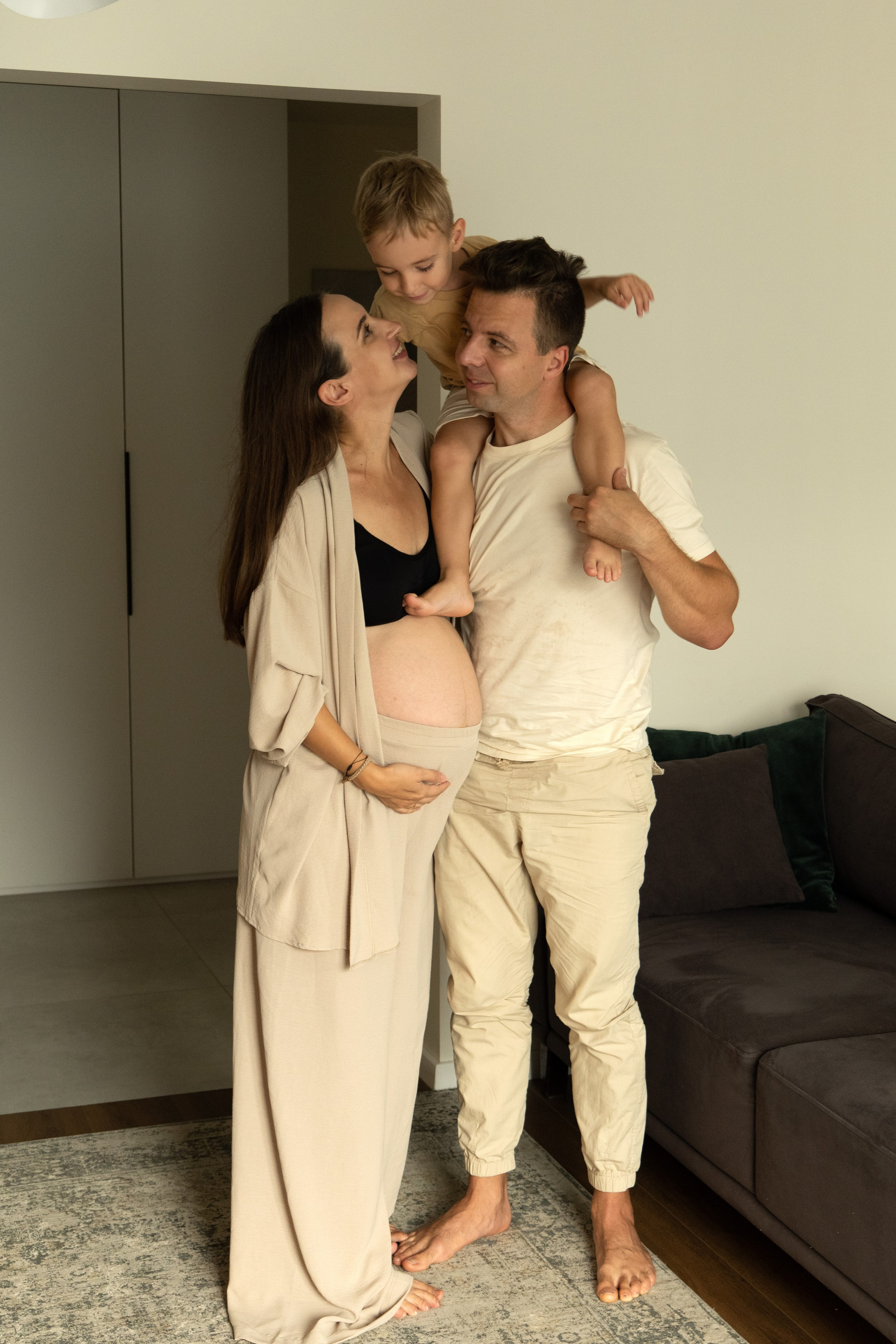 Домашняя фотосессия «В ожидании». Фотограф видеограф Ольга Василевская