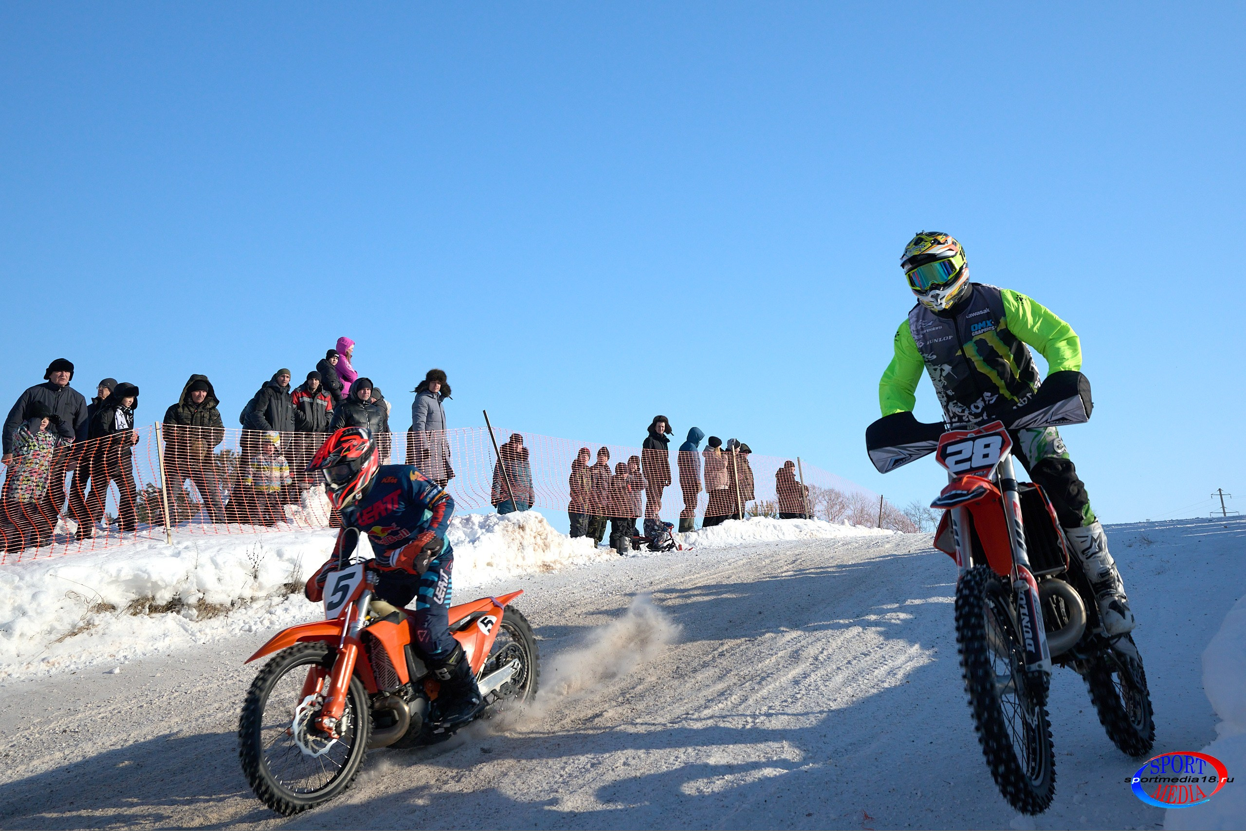 3 этап Кубка Удмуртской Республики по мотокроссу. Воткинск 23.02.2025. Спортивный репортажный фотограф в Ижевске Сергей Мерзляков