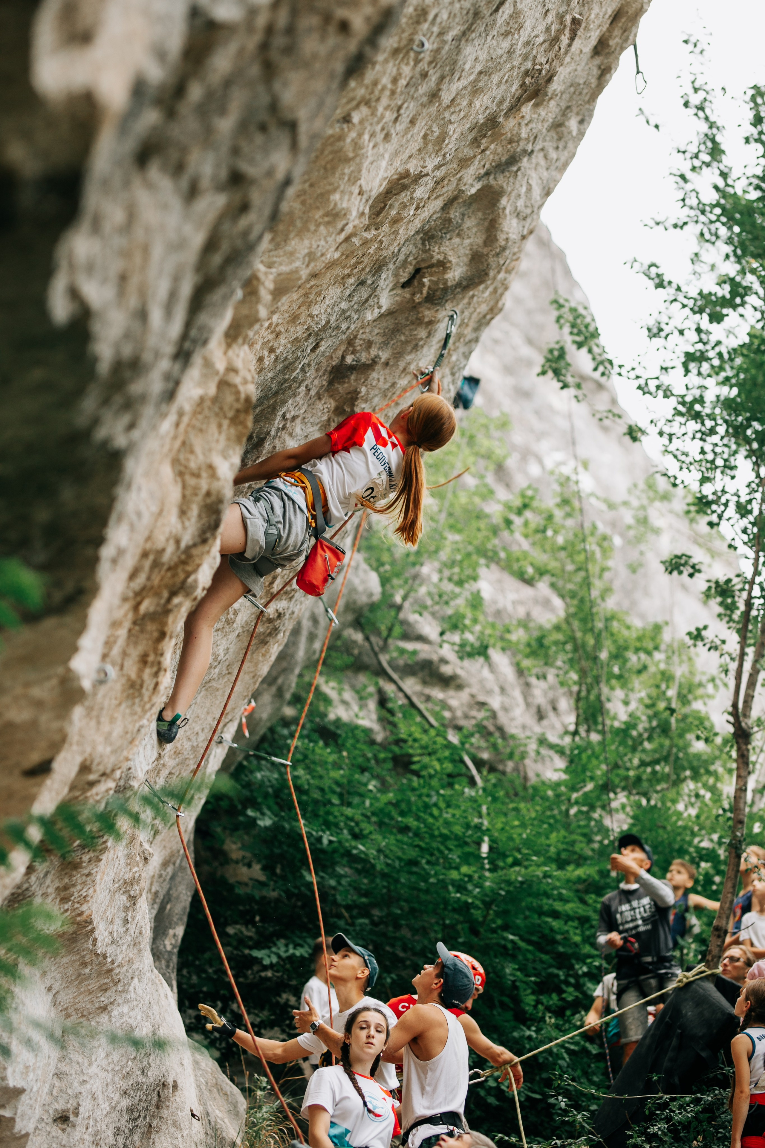 Соревнования по скалолазанию. Фотограф в Крыму