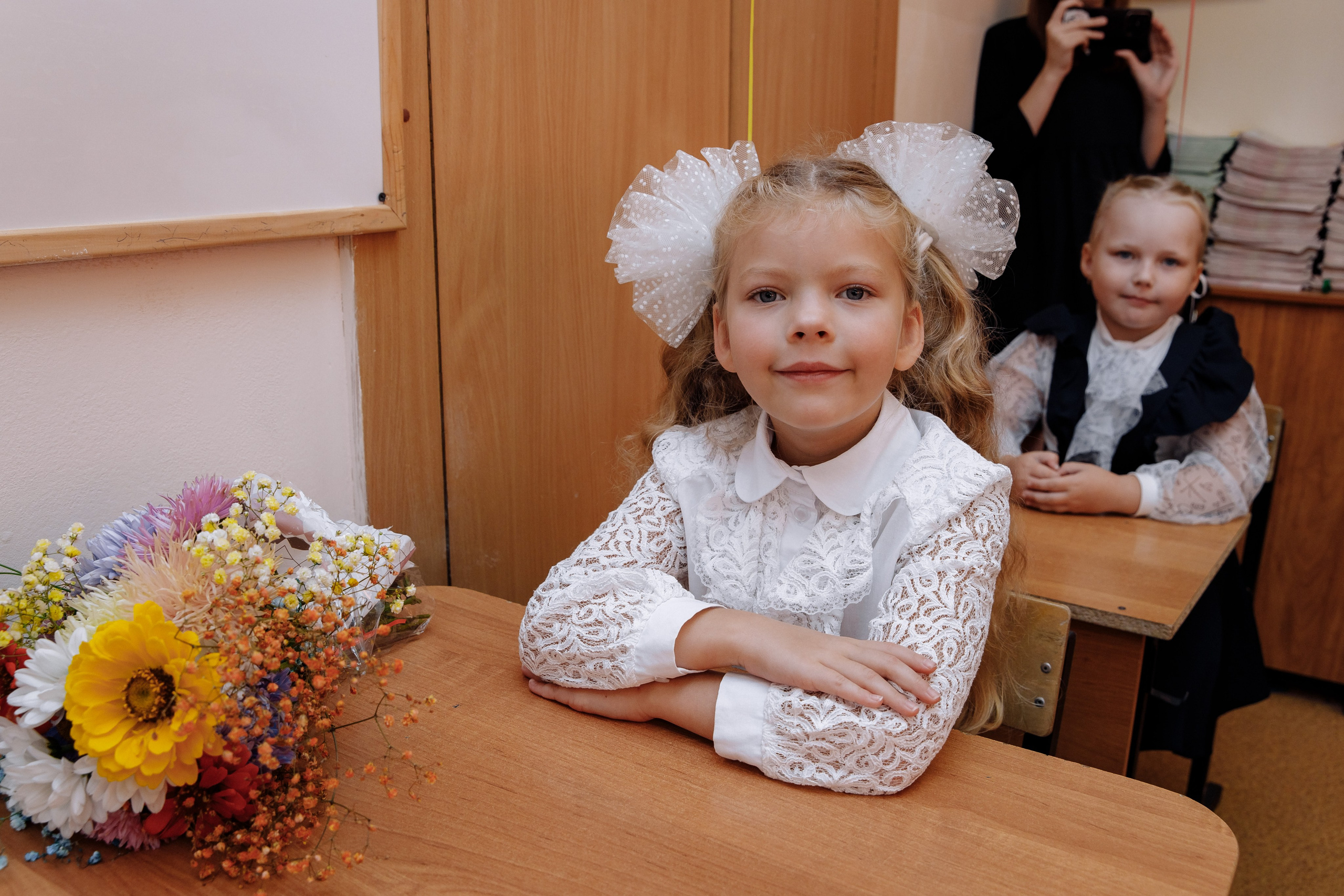 1 сентября Покровская СОШ. Свадебный фотограф Фадеева Алёна