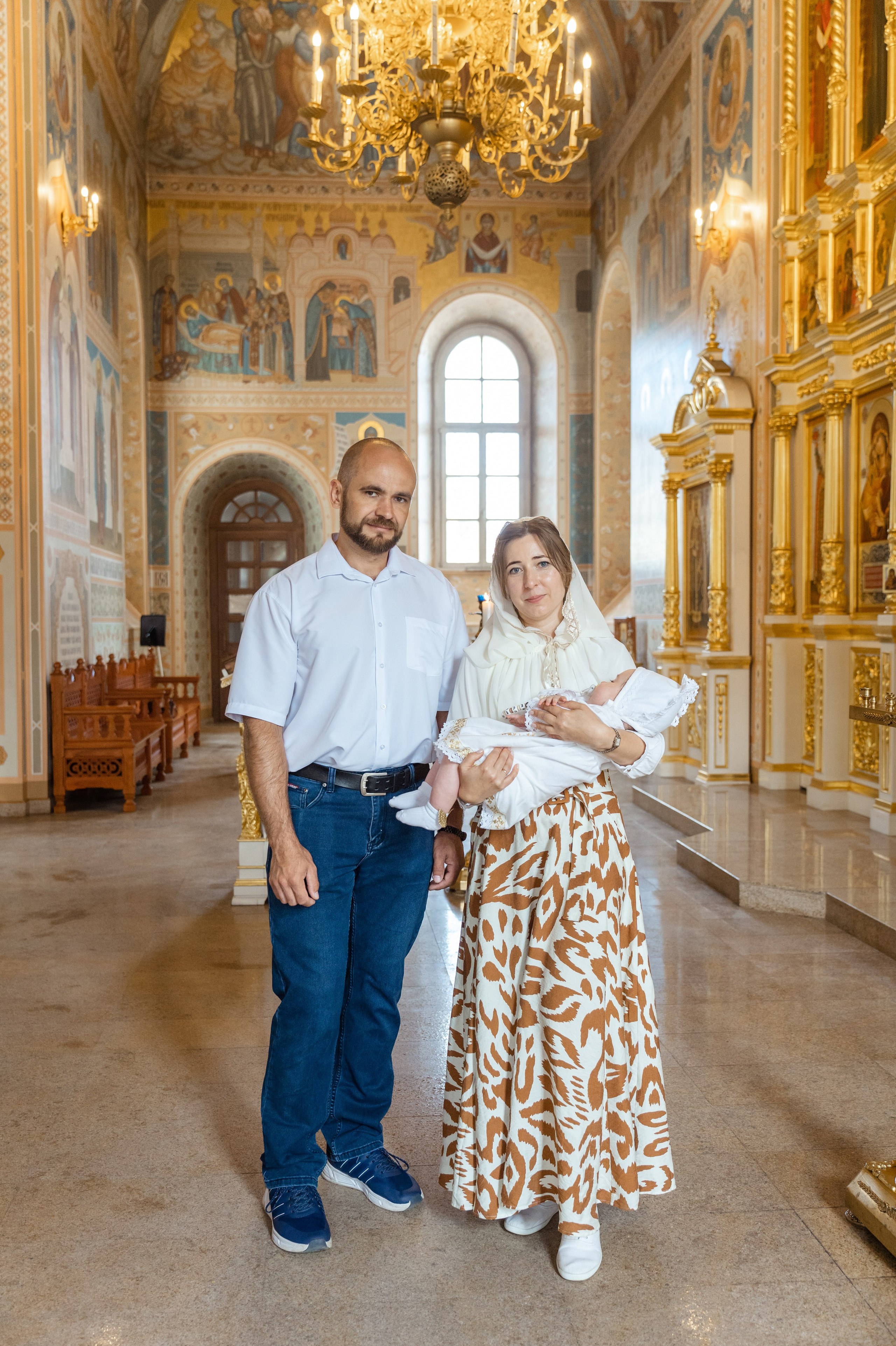 Крещение Есении в Успенском соборе Тульского Кремля. Фотограф на Крещение Тула и Венчание в Туле, детский и семейный фотограф
