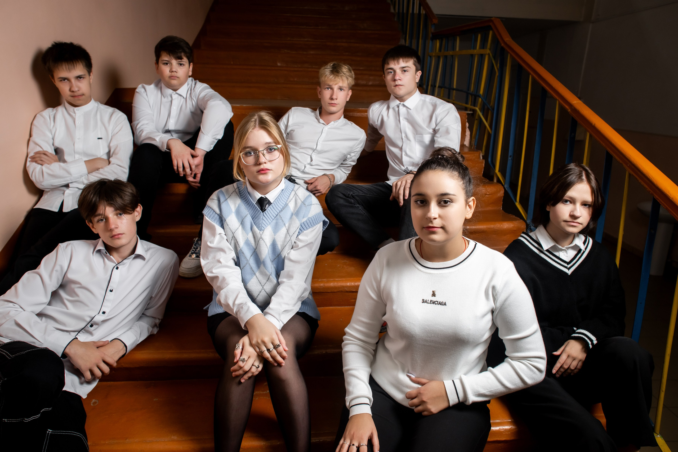 Групповая сьемка в школе. Ольга Плаксина фотограф в Саратове