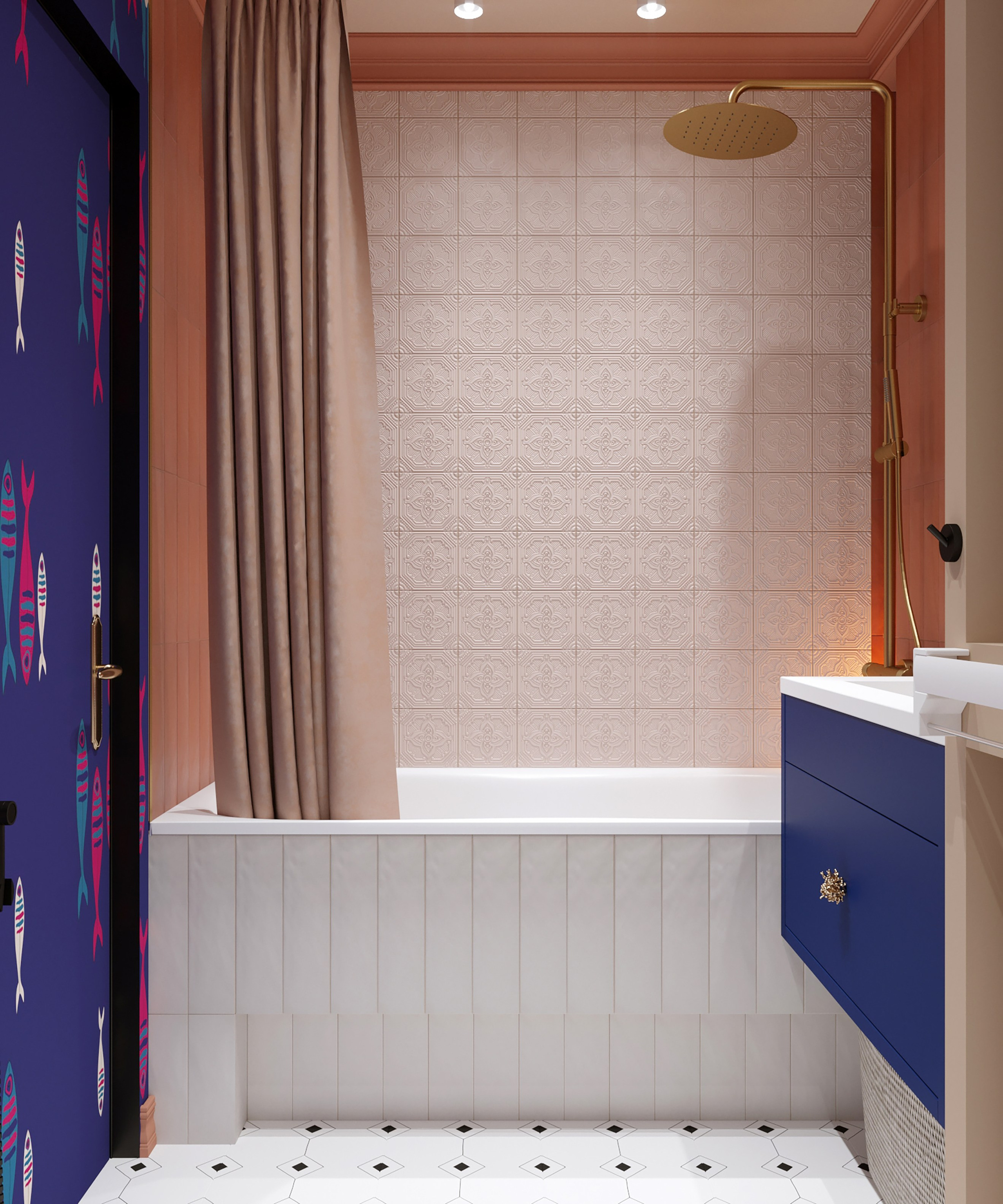 Квартира для девушки ЖК Молодогвардейская. Дизайнер интерьера Троилова Арина