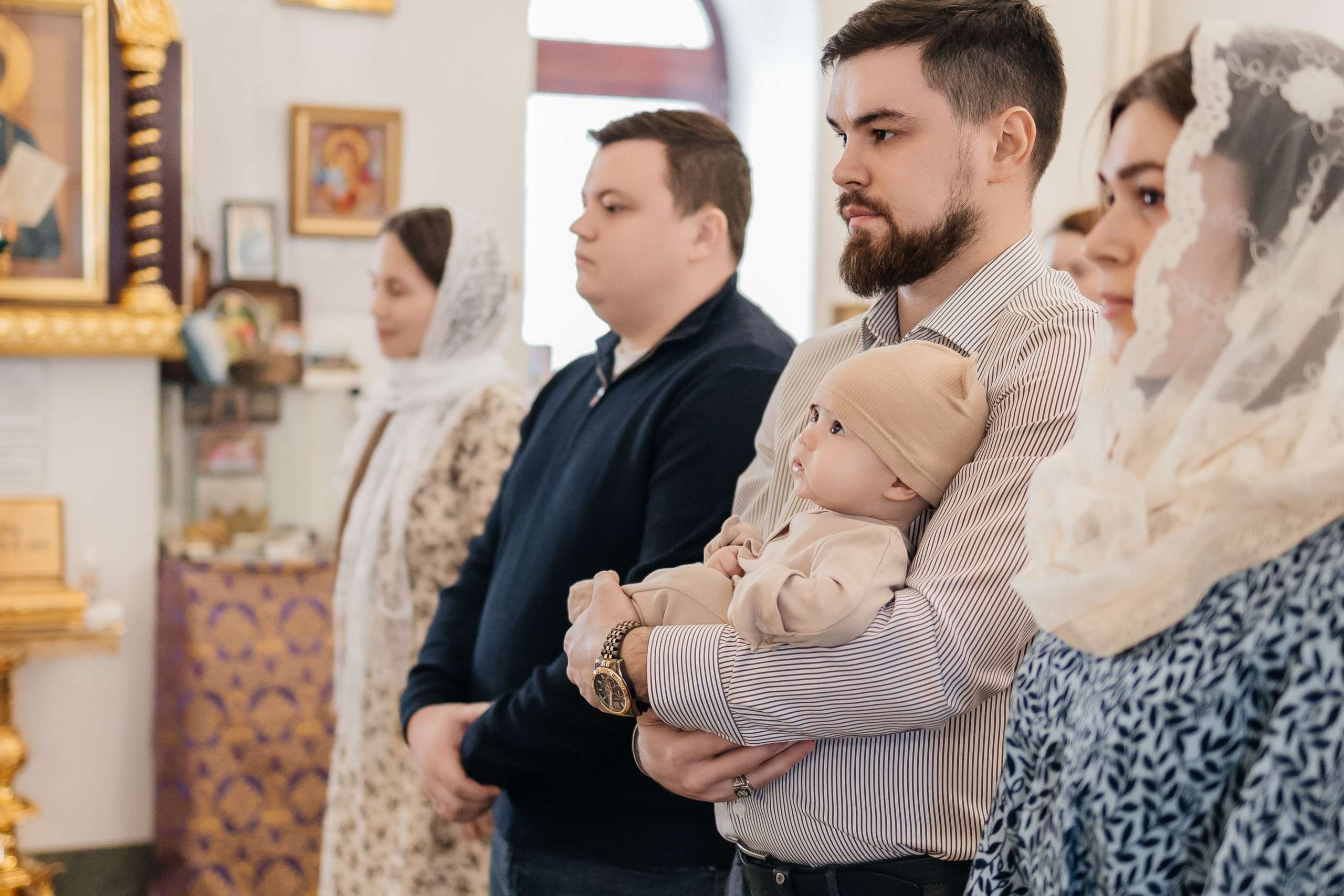 Крещение ребёнка в Сургуте. Семейный фотограф в Сургуте Инна Смолякова
