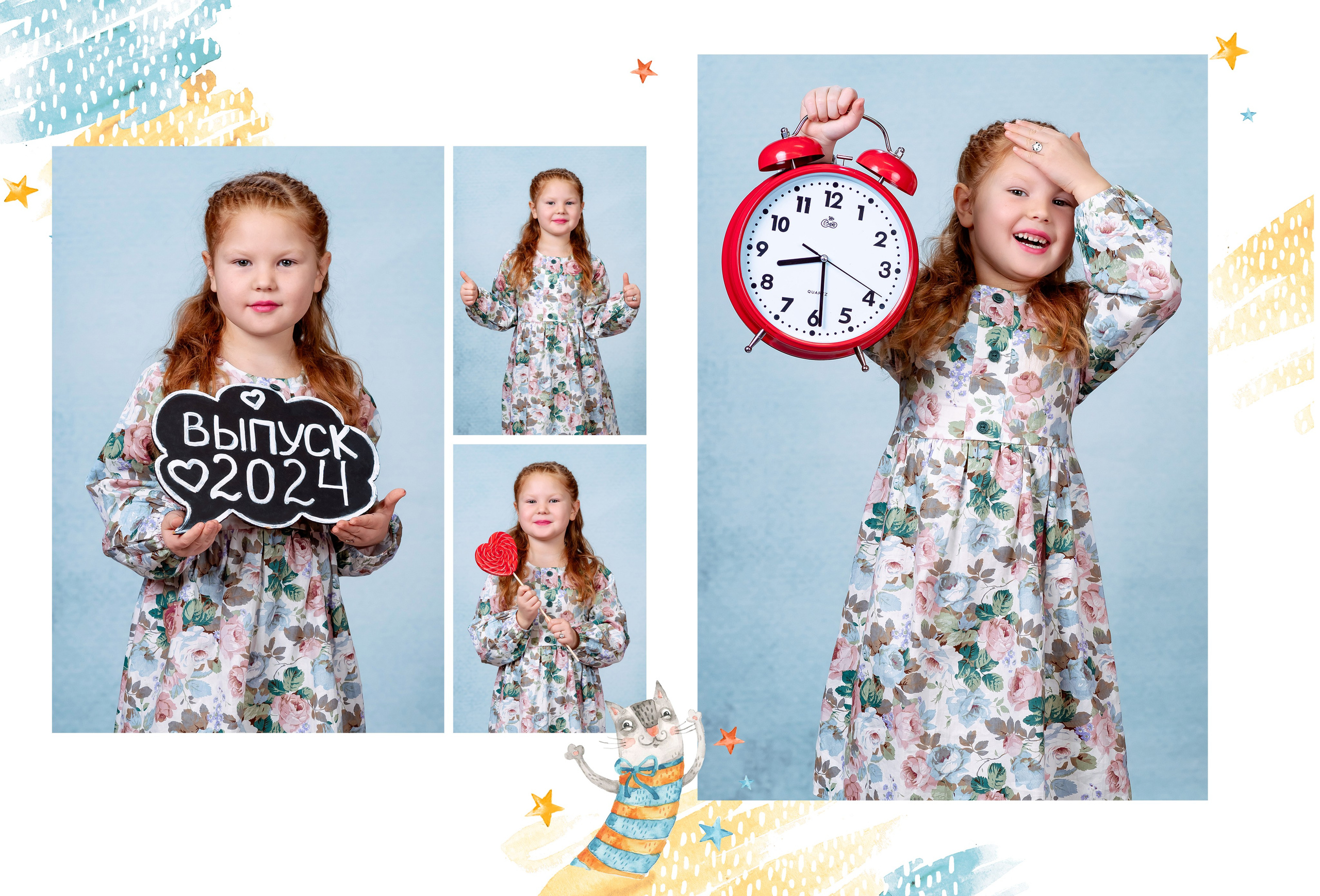 АЛЬБОМ «КОТЫ». Выпускные альбомы для сада и школы в Москве