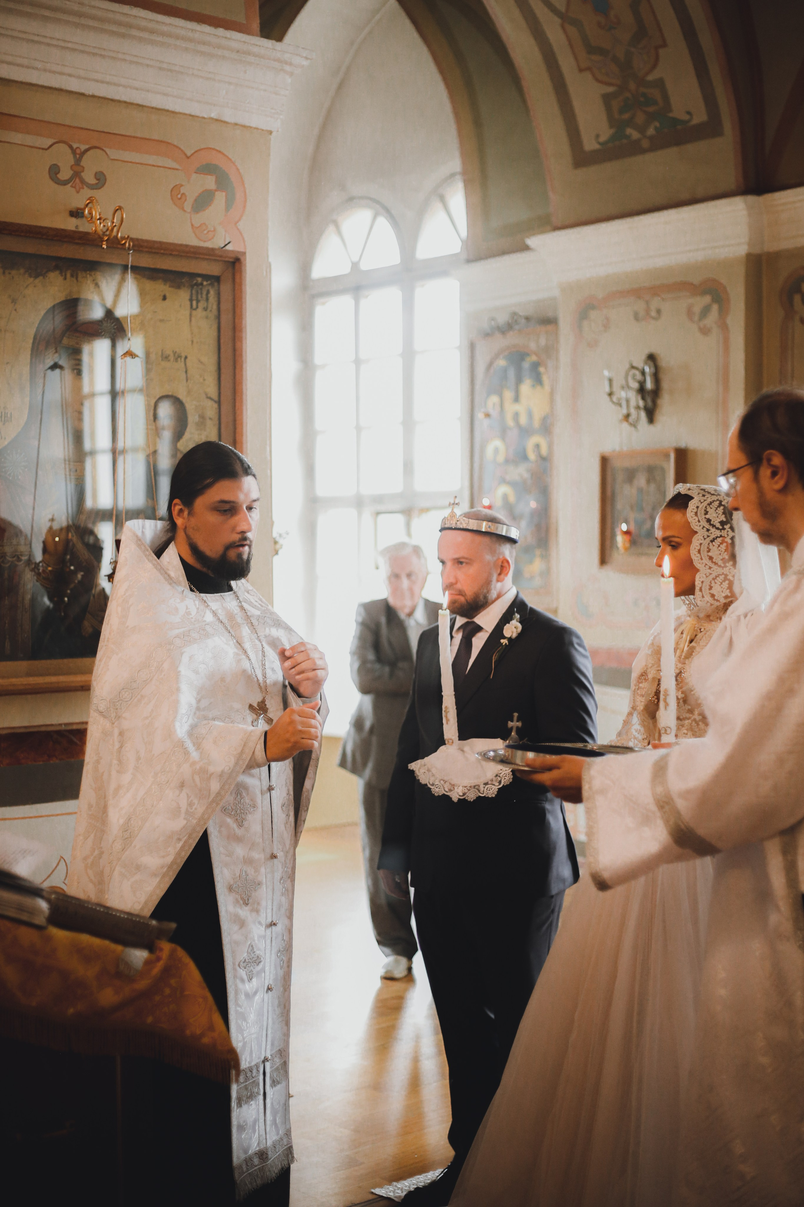 Венчание в Никольском Храме Зеленоград. Фотограф Анастасия Залевская