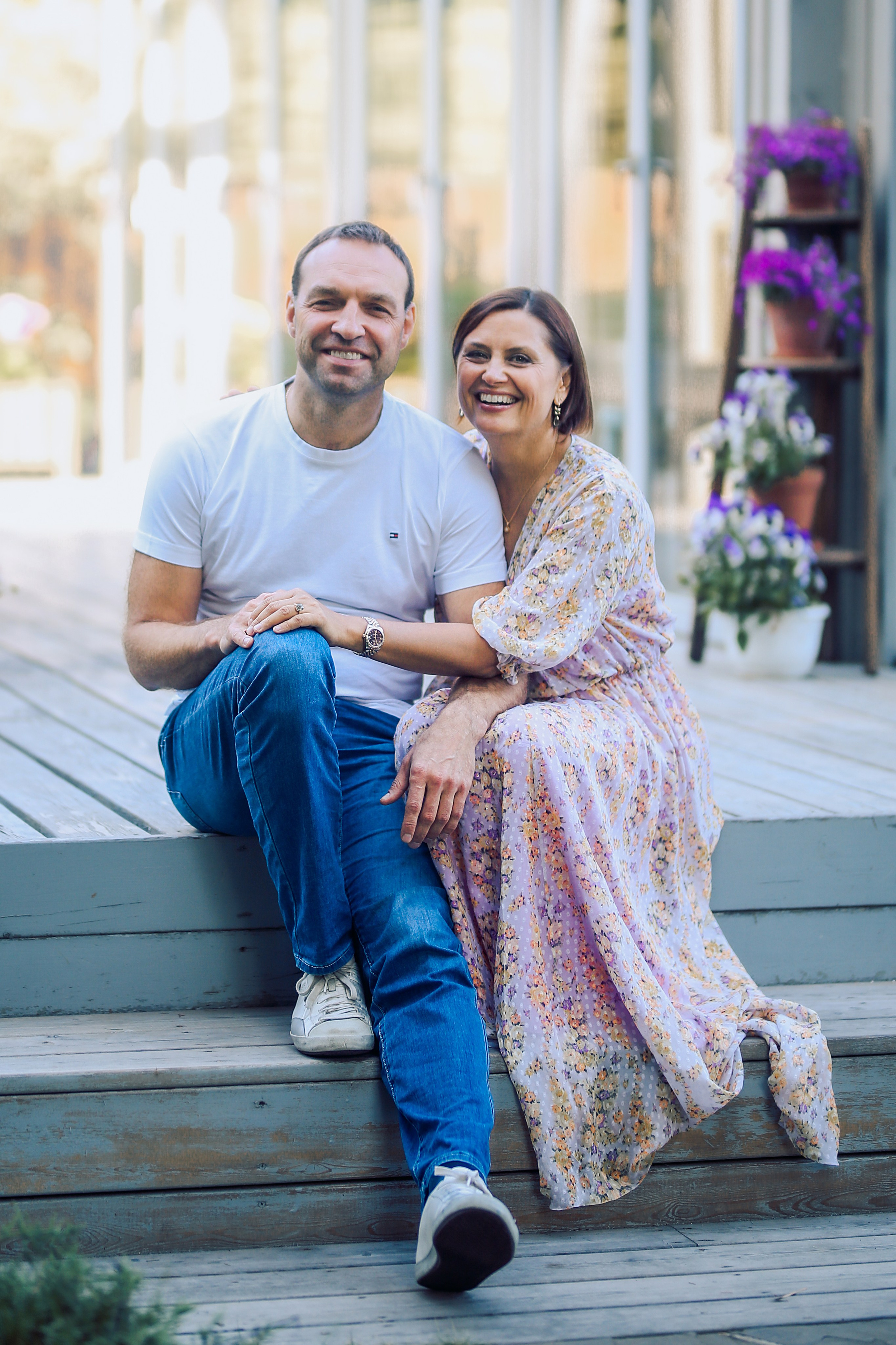 Юлия с семьей. Фотограф Анастасия Залевская