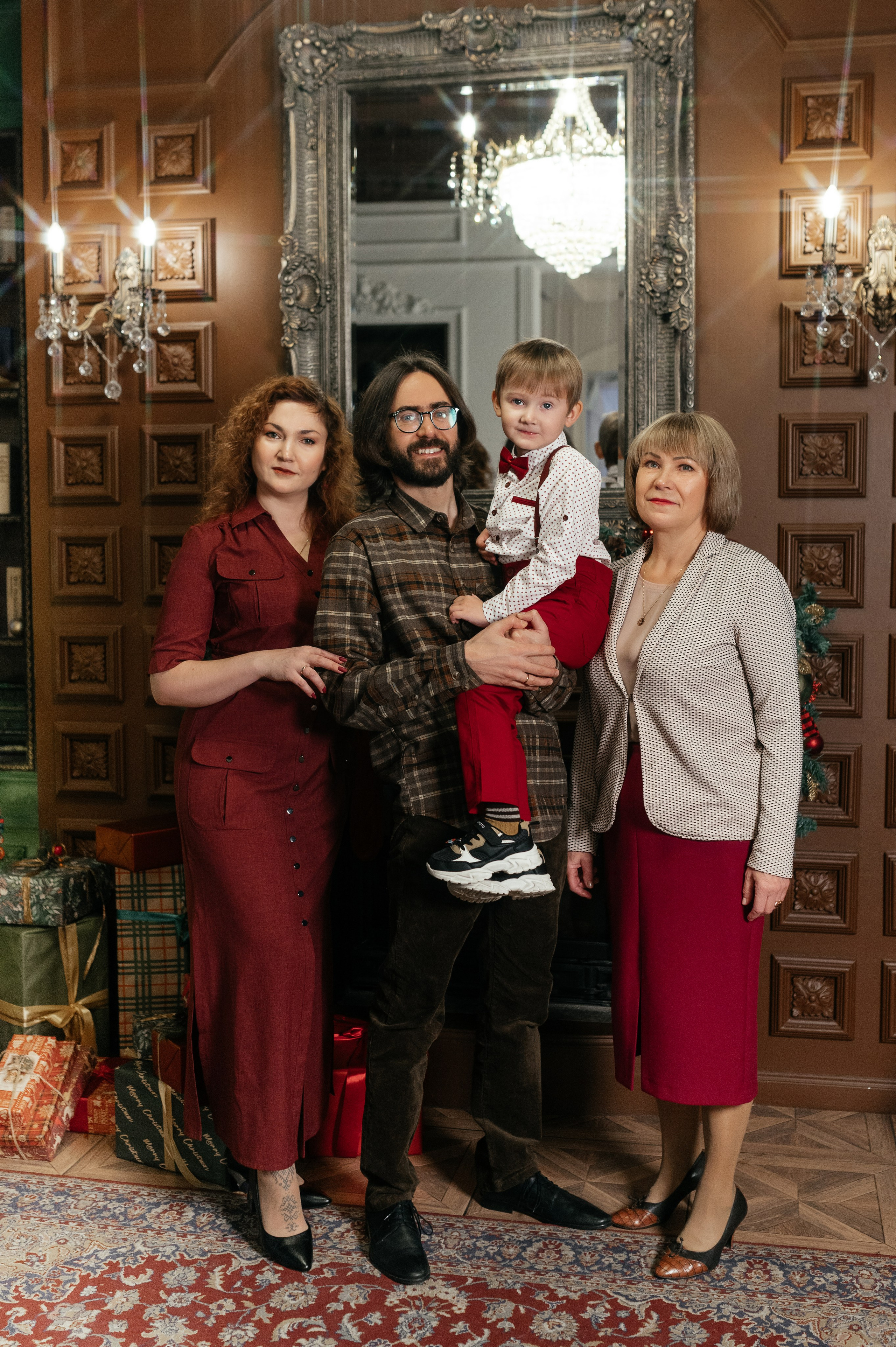Новогодняя семейная съемка. Свадебный и студийный фотограф Ирина Котикова