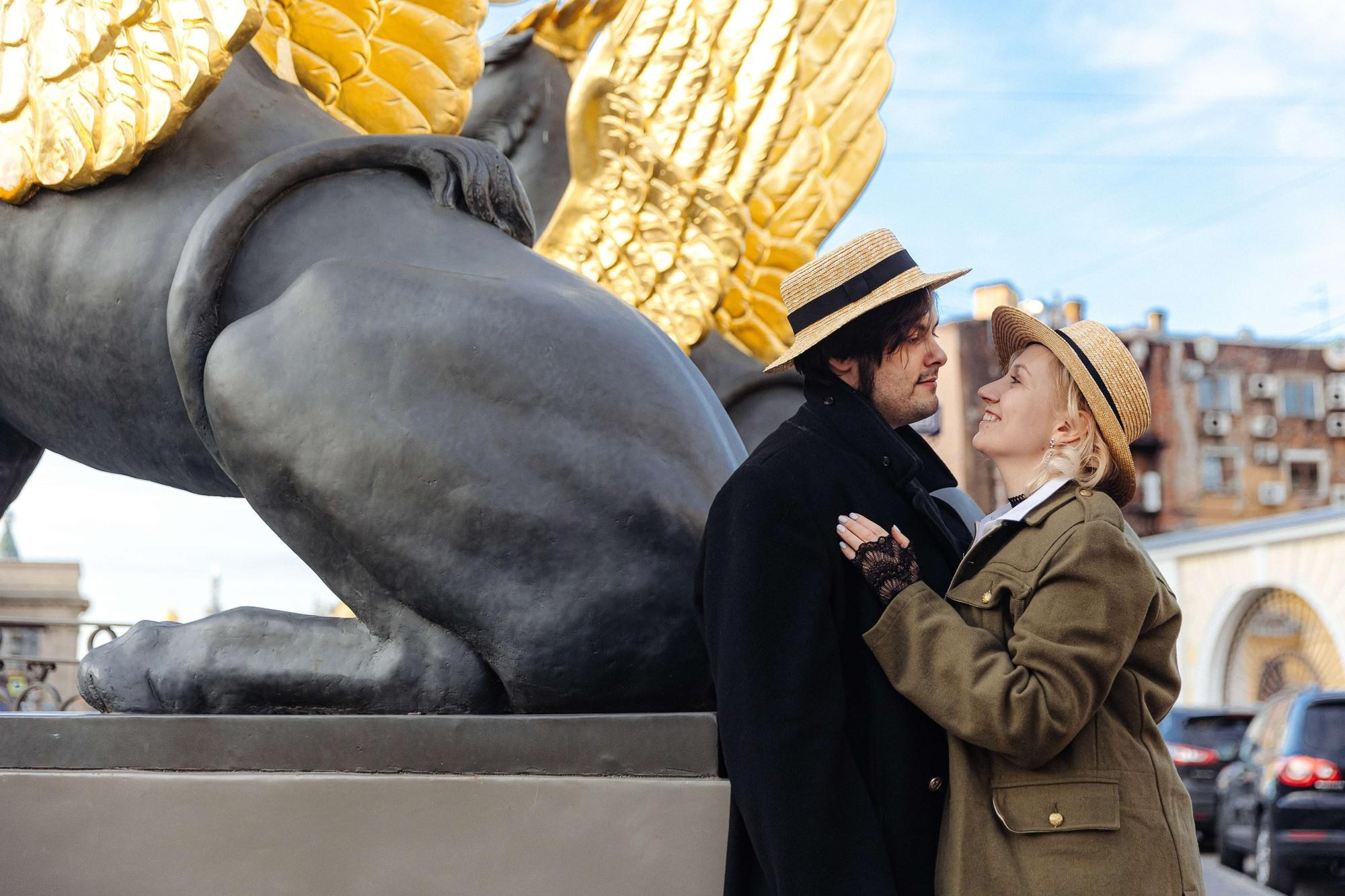 Фотосессия лав стори Вани и Рины в СПб